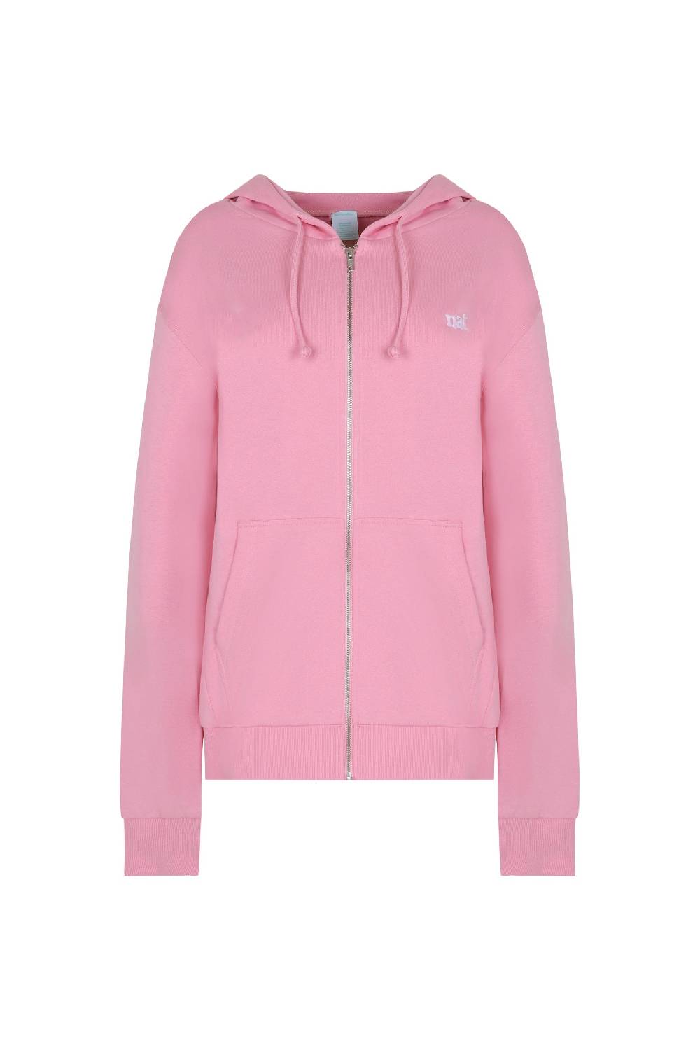 Not After Ten HOODIE ZIP NAT SS PINK BUBBLE