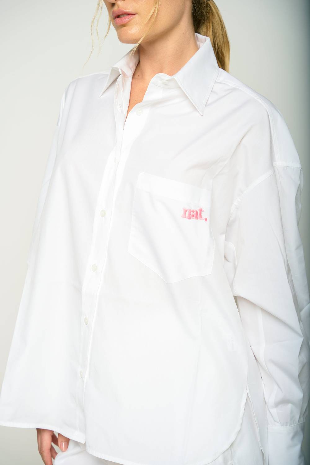 Not After Ten "NAT" WHITE SHIRT