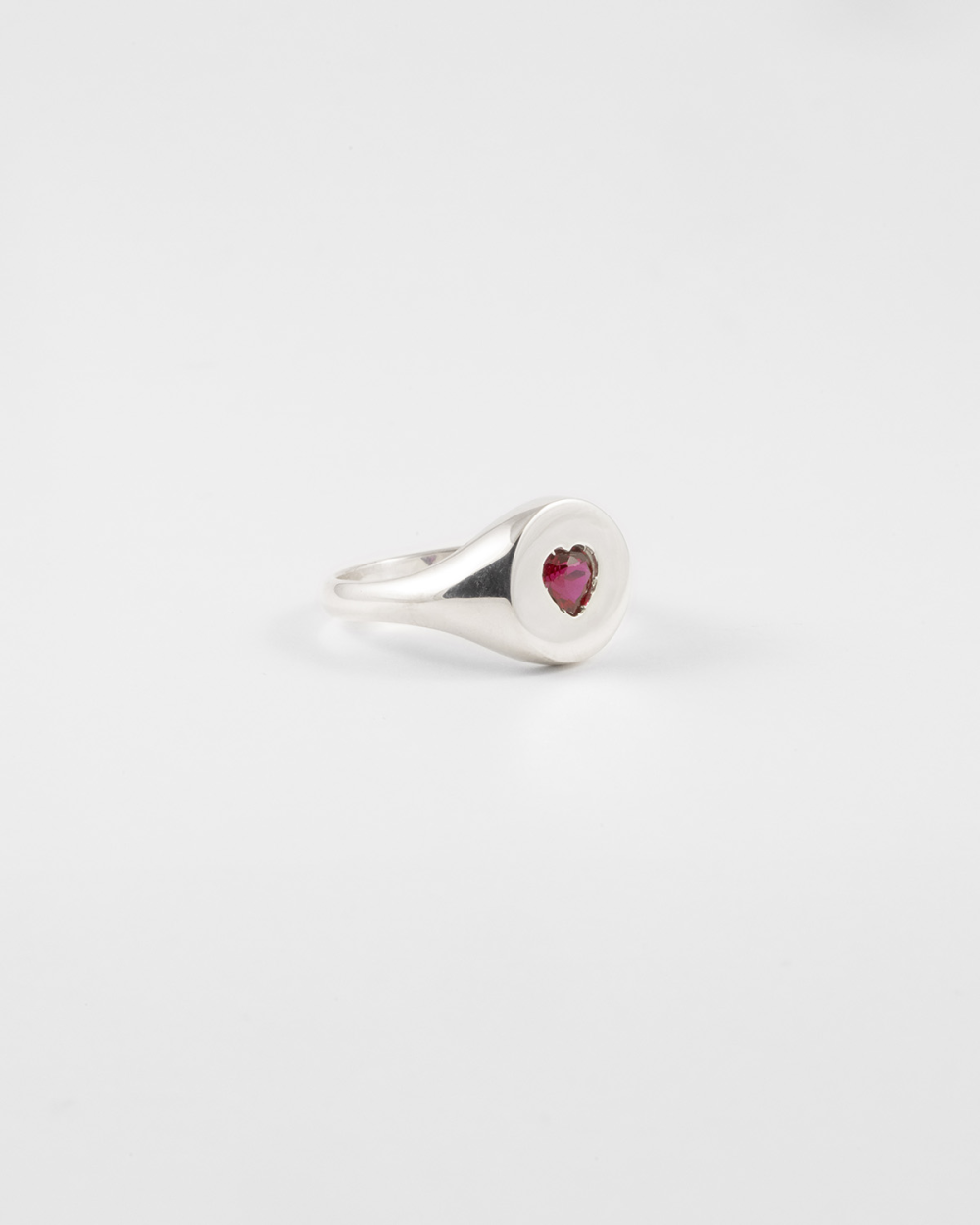 Nove25 ANELLO CHEVALIER LOVE PROMISE IN ARGENTO CON BRILLANTE A CUORE