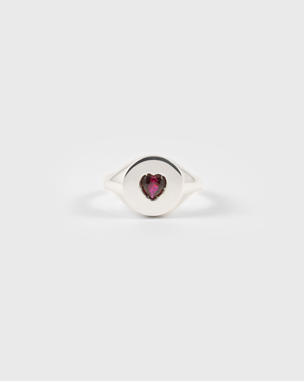 Nove25 ANELLO CHEVALIER LOVE PROMISE IN ARGENTO CON BRILLANTE A CUORE