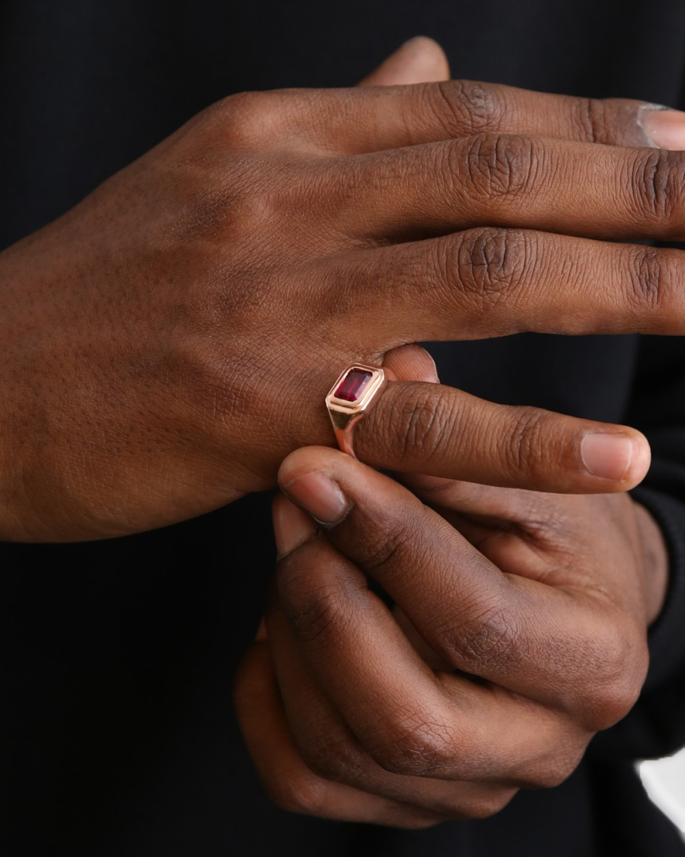 Nove25 ANELLO CHEVALIER PINK PUNCH PLACCATO ORO ROSA