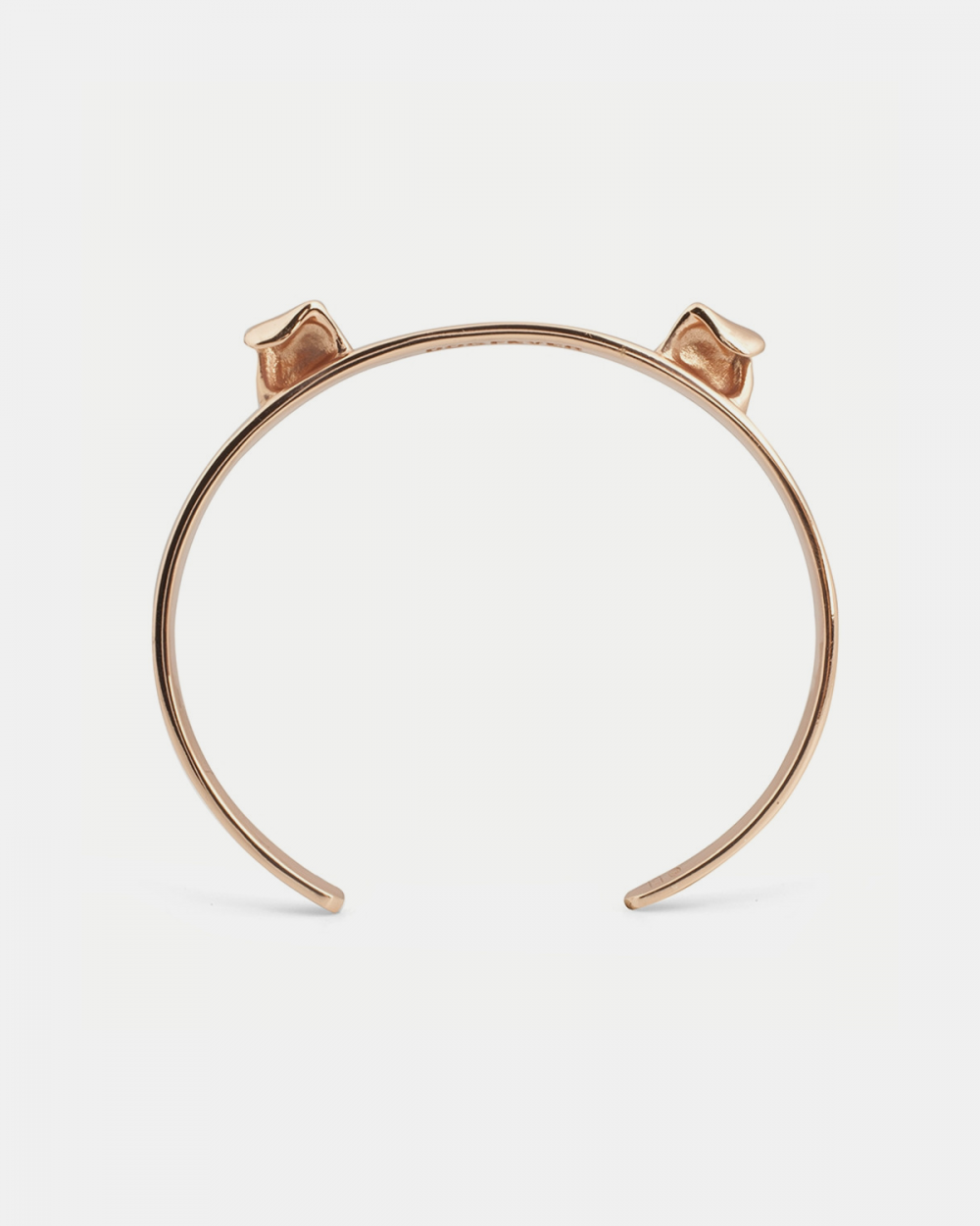 Nove25 BRACCIALE DOG FEVER ORECCHIE CANE PLACCATO ORO ROSA