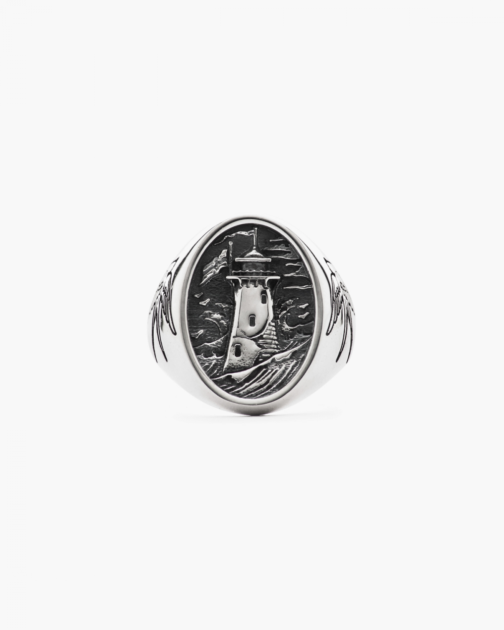 Nove25 ANELLO CHEVALIER FARO IN ARGENTO