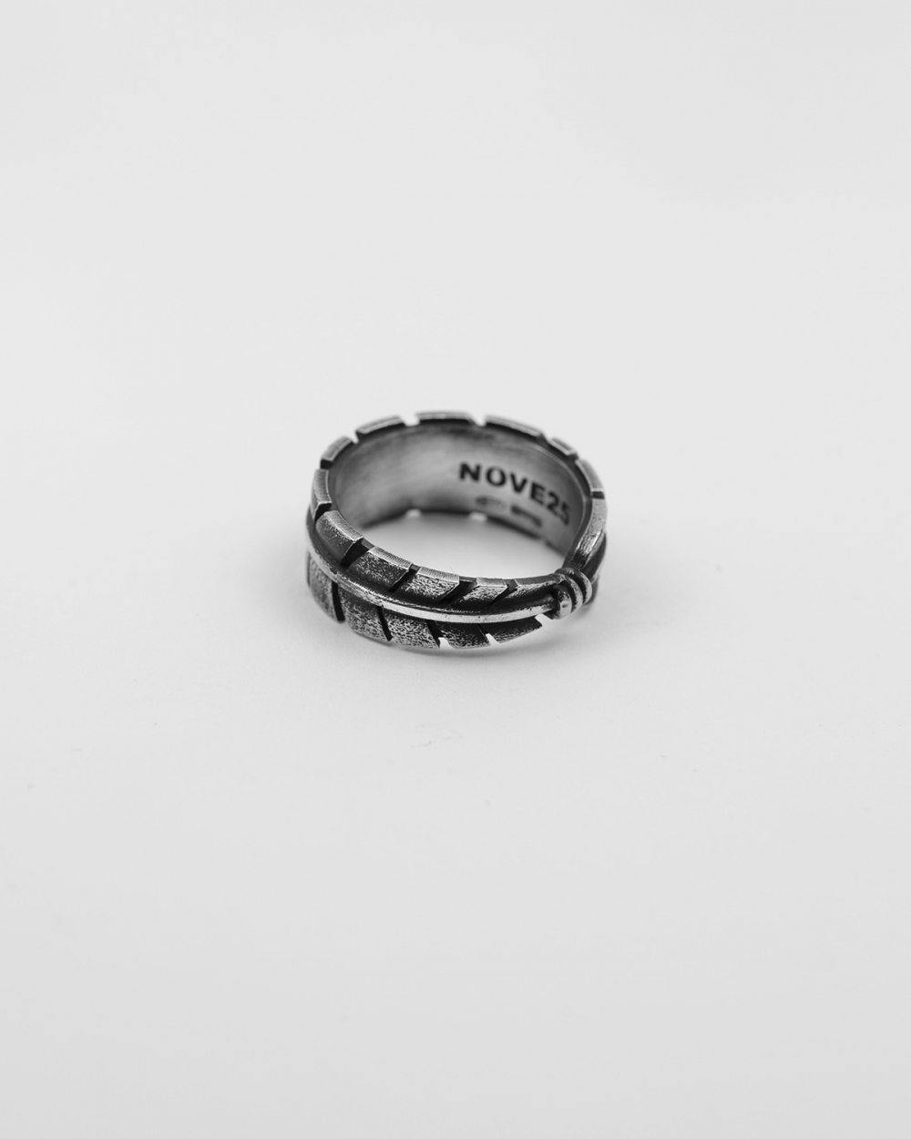 Nove25 ANELLO FASCIA PENNA AQUILA NATIVE