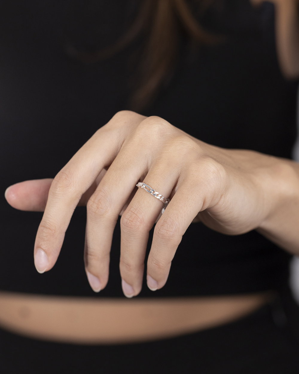 Nove25 ANELLO GRUMETTA 080 3+1 IN ARGENTO