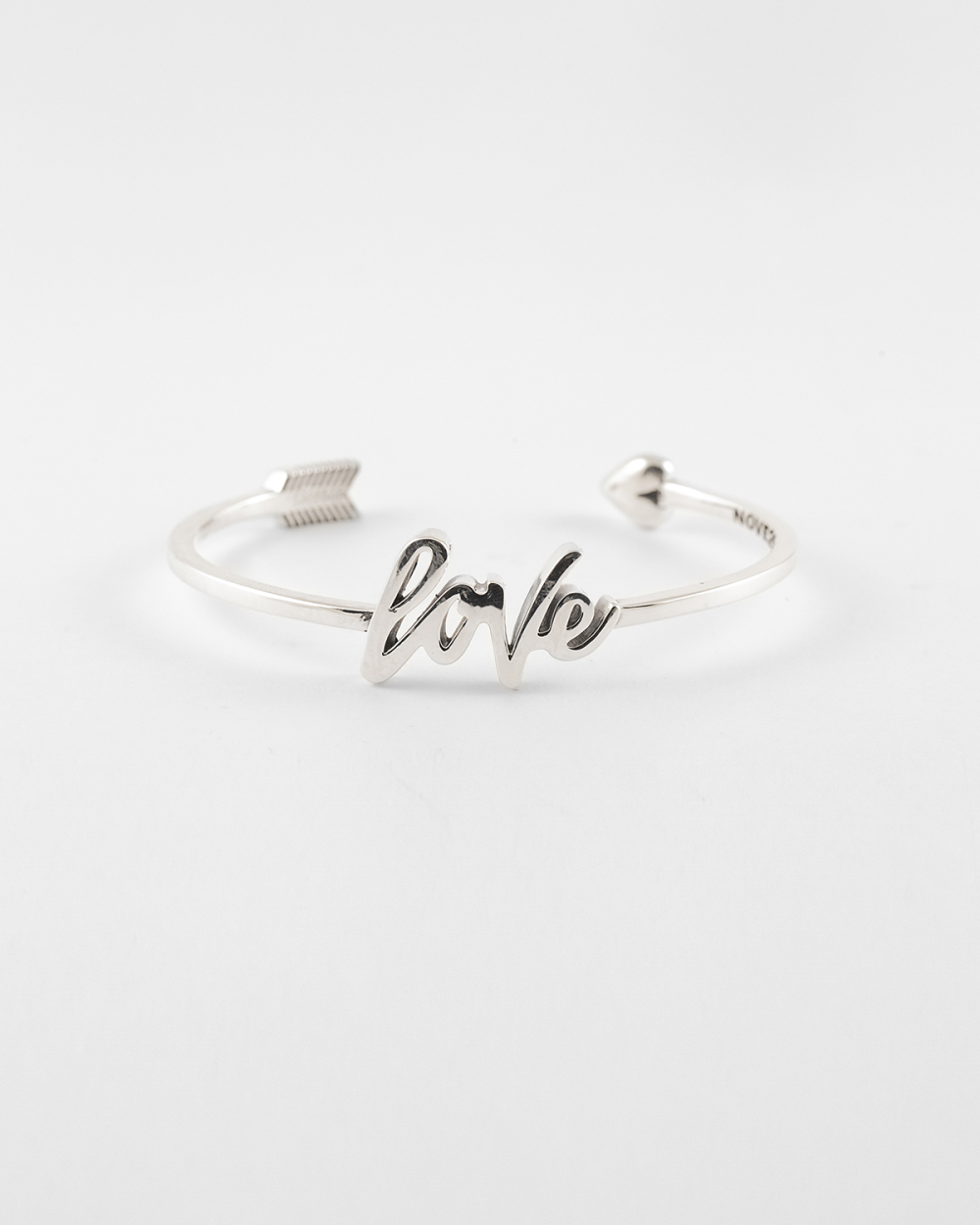 Nove25 BRACCIALE RIGIDO IN ARGENTO FRECCIA LOVE