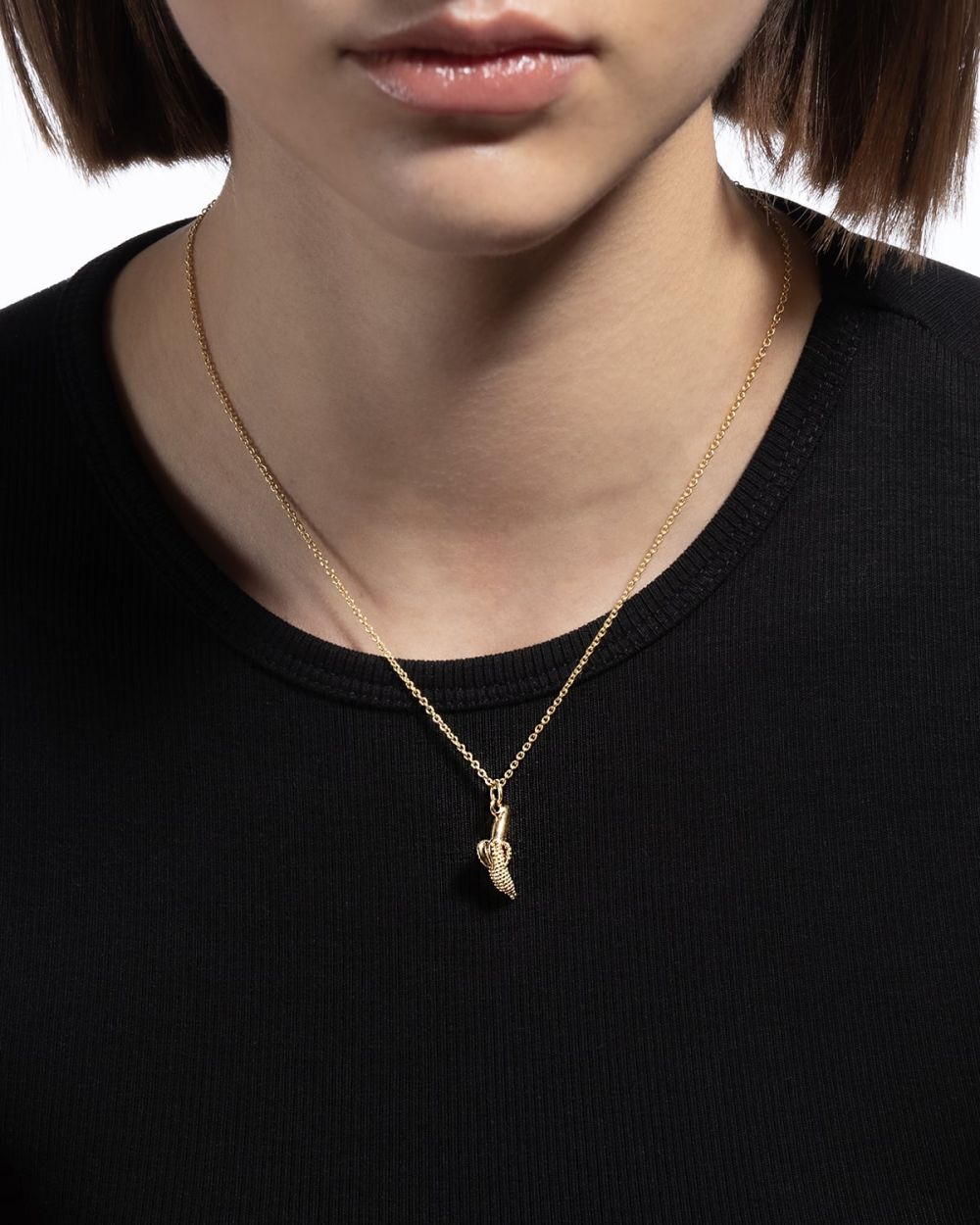 Nove25 CIONDOLO BANANA PUNTINATA