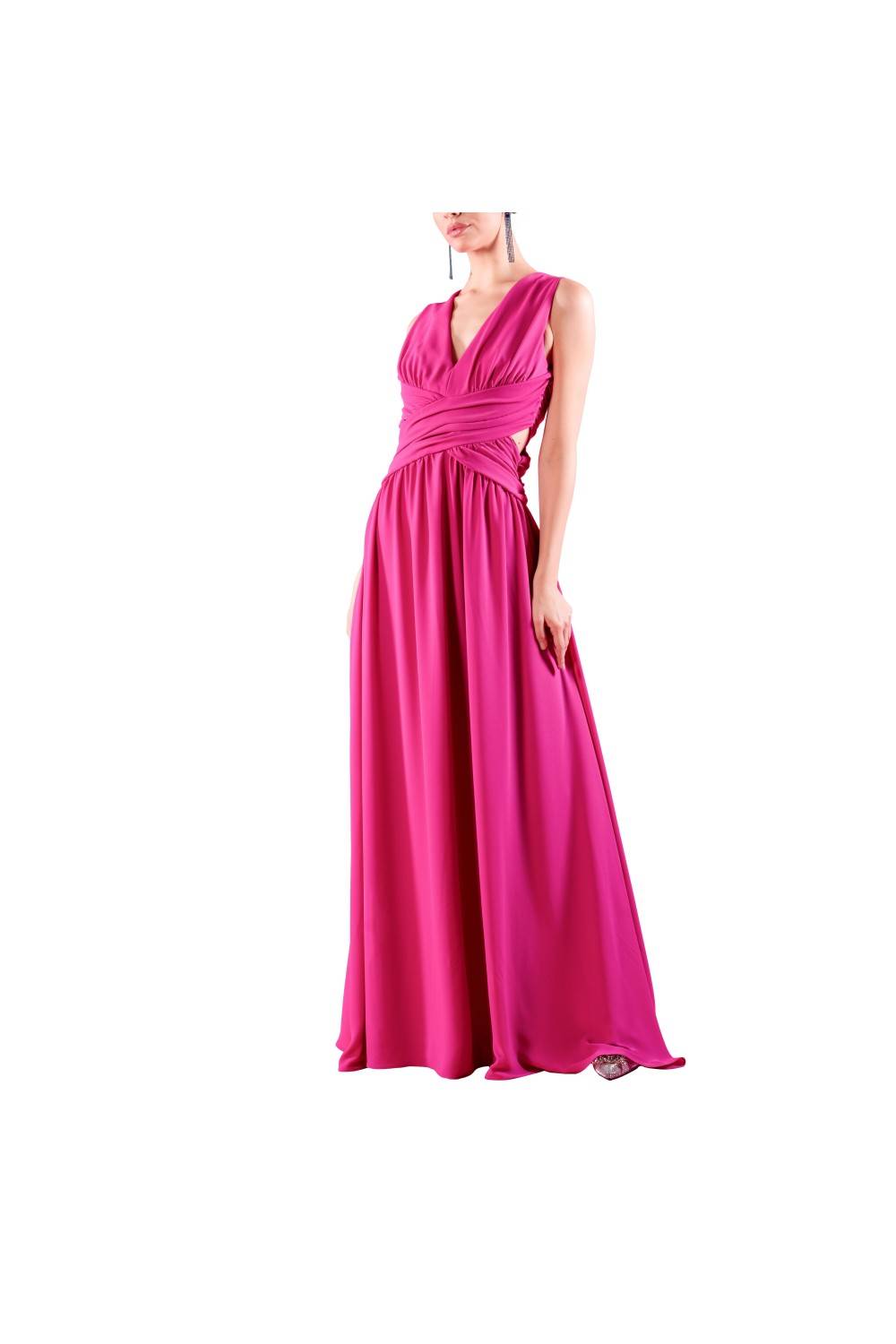 Nualy ABITO LUNGO CON CUT-OUT