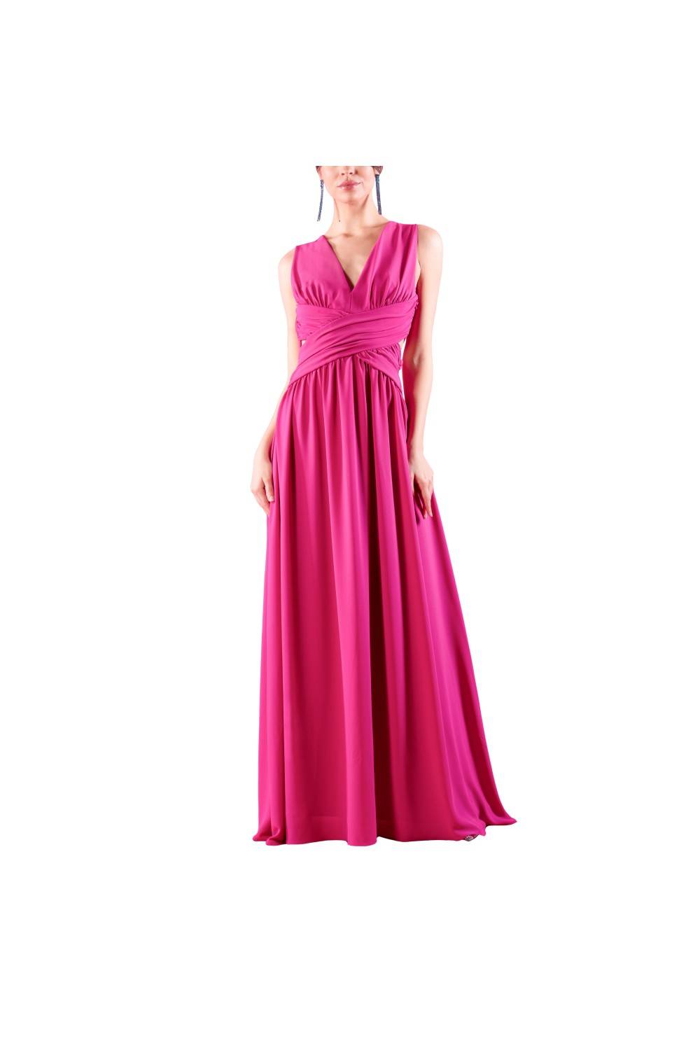 Nualy ABITO LUNGO CON CUT-OUT