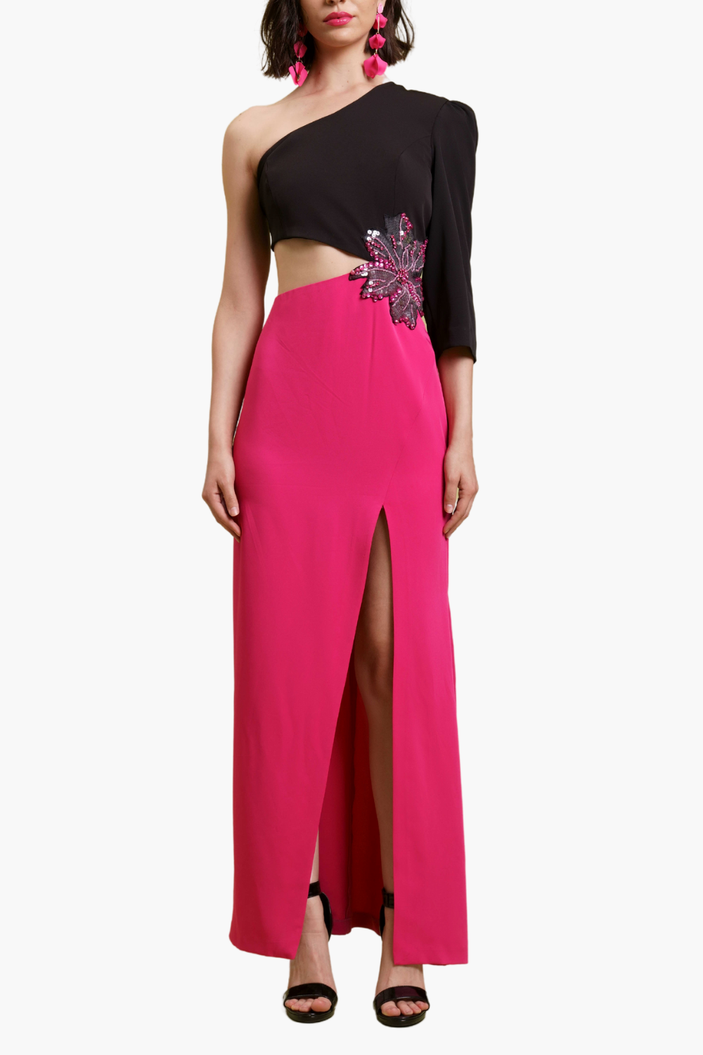 Nualy ABITO LUNGO CON SPACCO