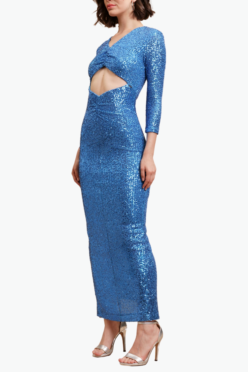 Nualy ABITO MIDI CON CUT-OUT