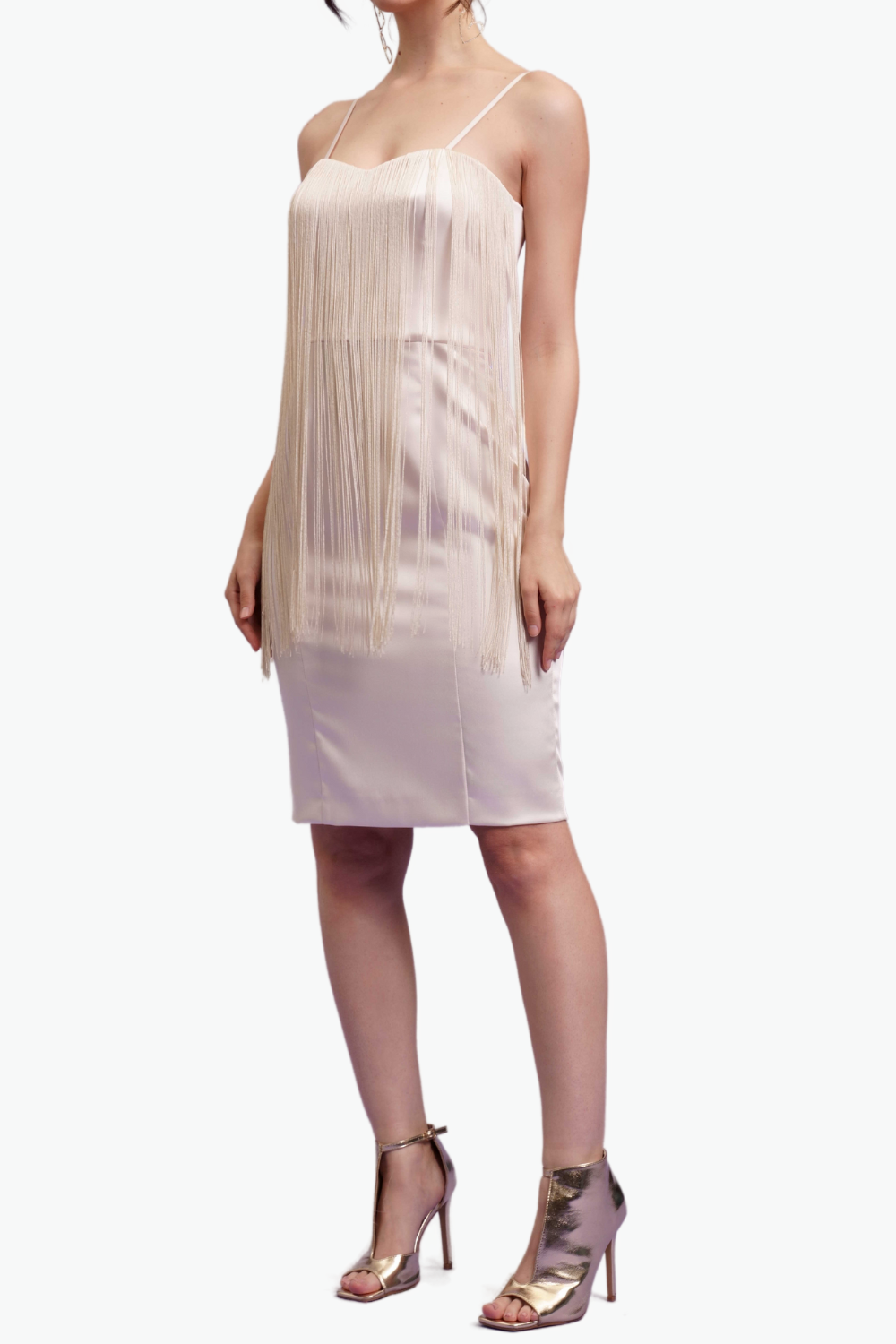 Nualy ABITO TUBINO CON FRANGE