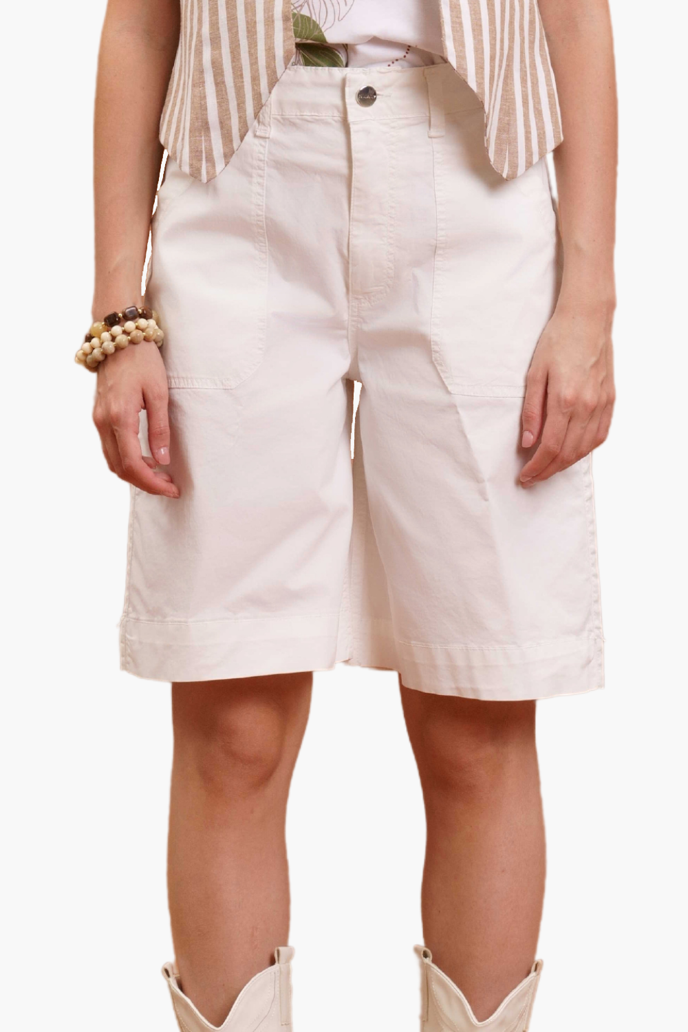 Nualy BERMUDA CON TASCONI