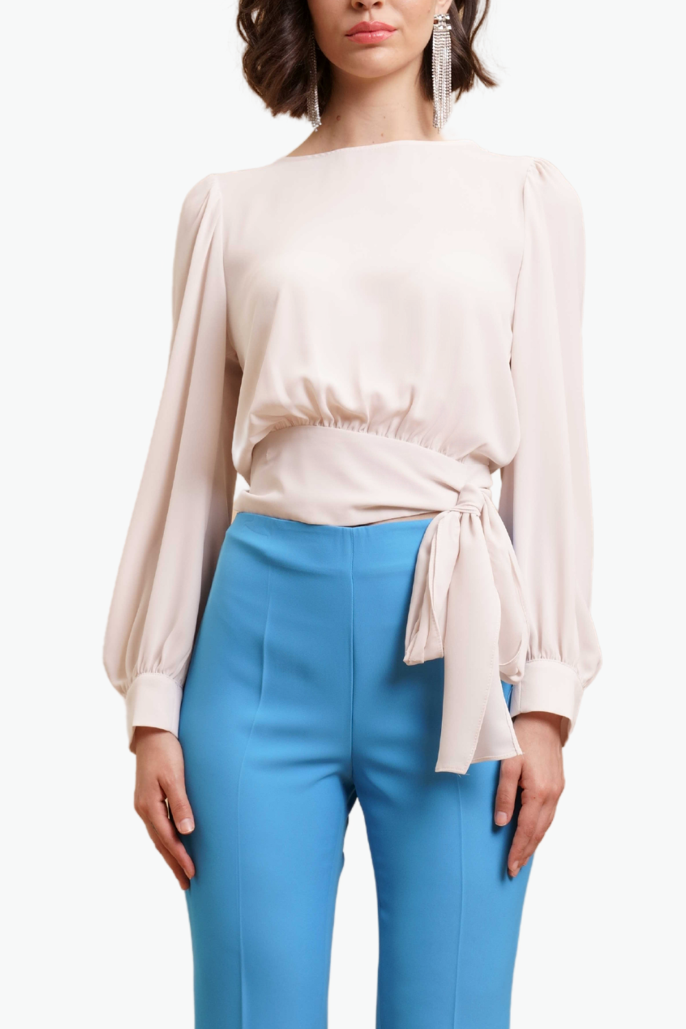 Nualy BLUSA CON FIOCCO