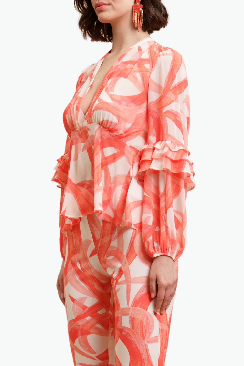 Nualy BLUSA CON MANICA AMPIA