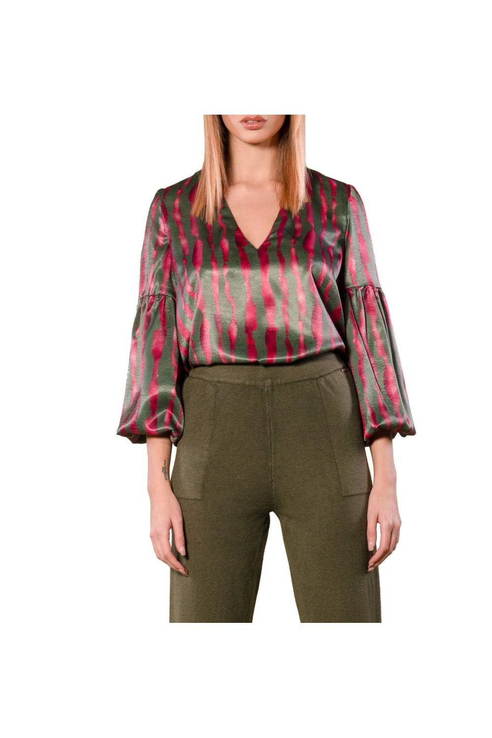 Nualy BLUSA SCOLLO A "V"