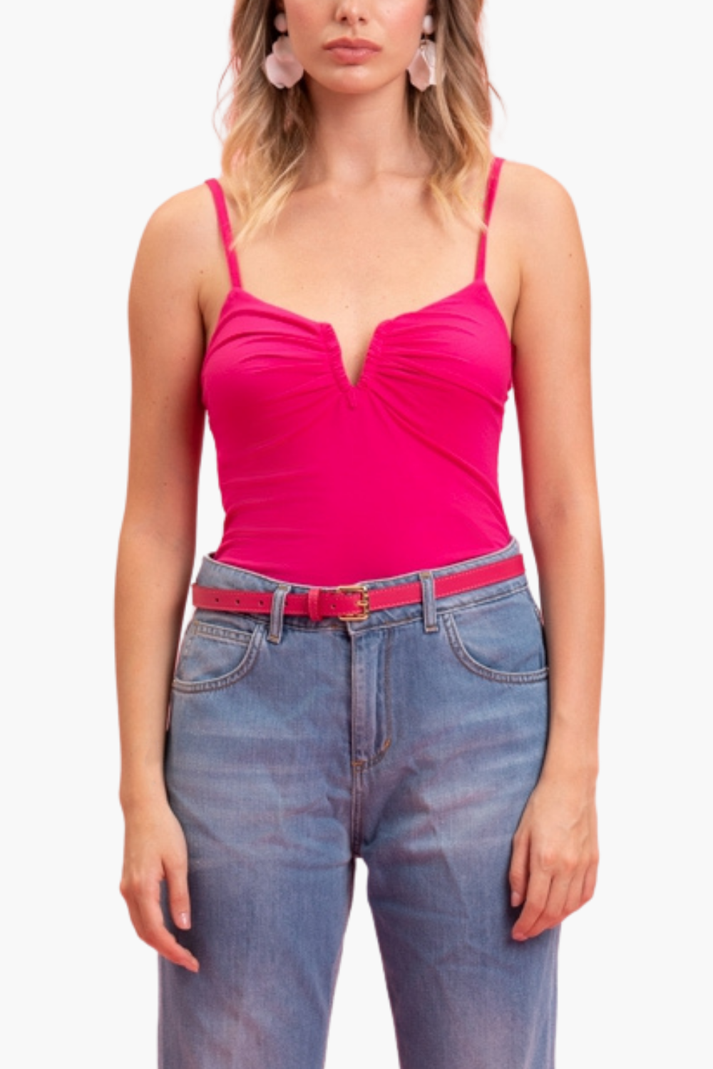 Nualy BODY CON DRAPPEGGIO