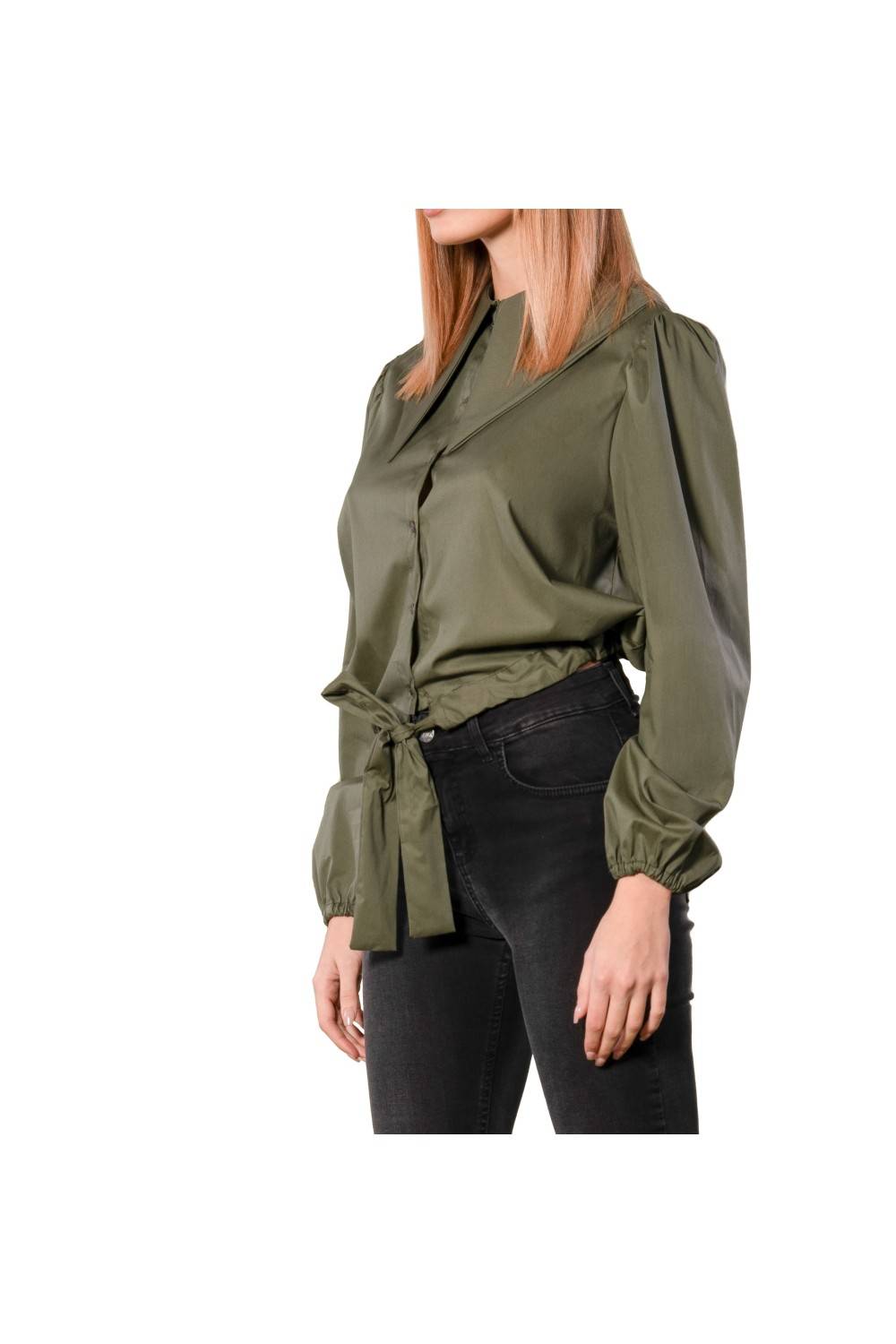 Nualy CAMICIA CON COLLETTO AMPIO