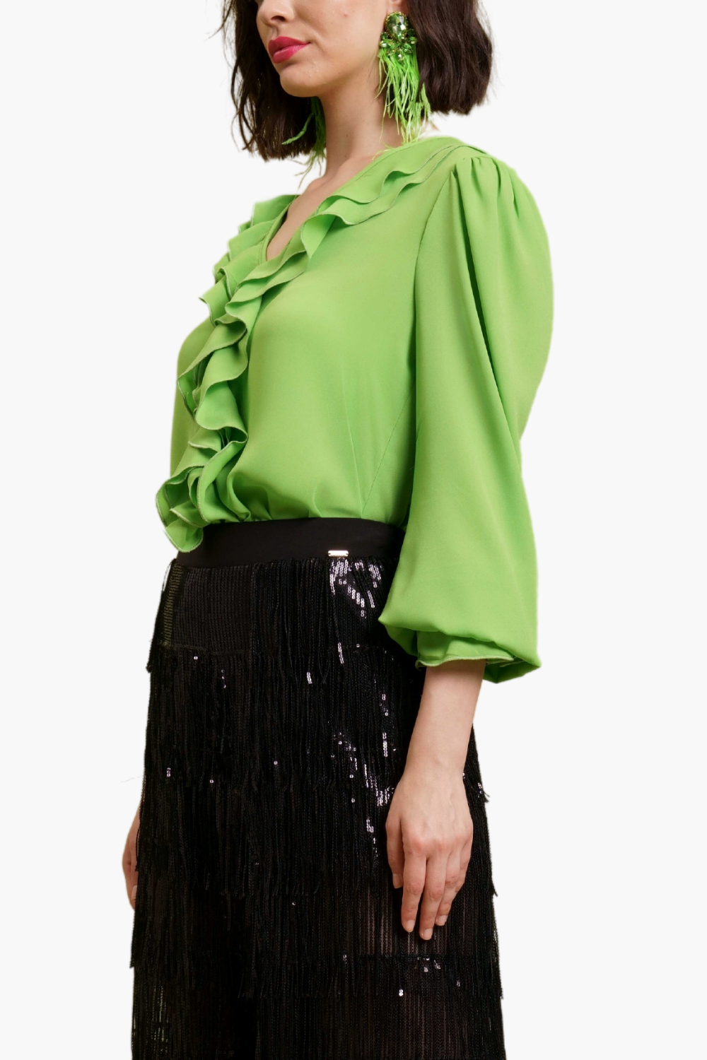 Nualy CAMICIA CON ROUCHES