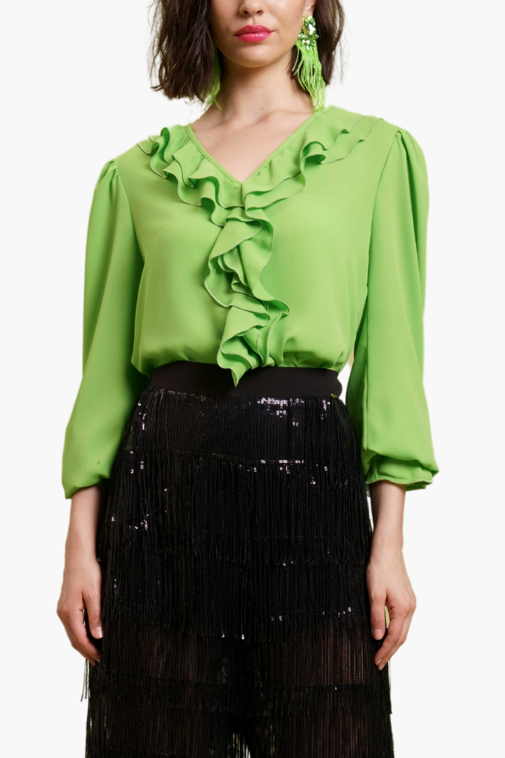 Nualy CAMICIA CON ROUCHES