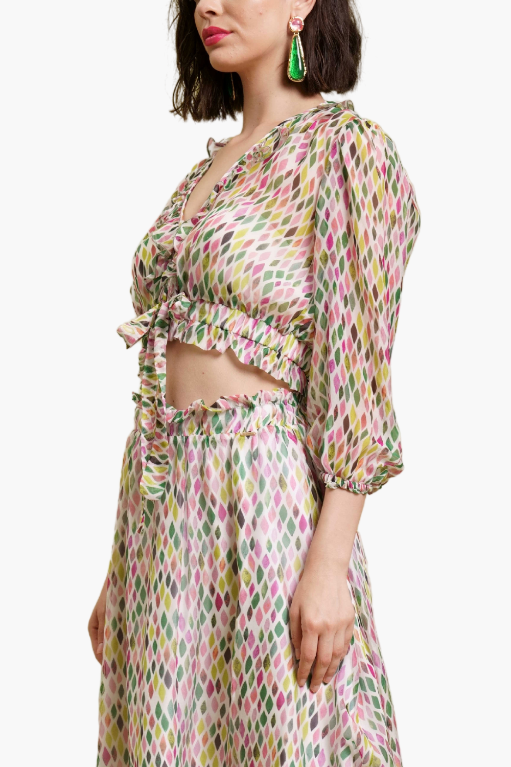 Nualy CAMICIA CORTA FANTASIA