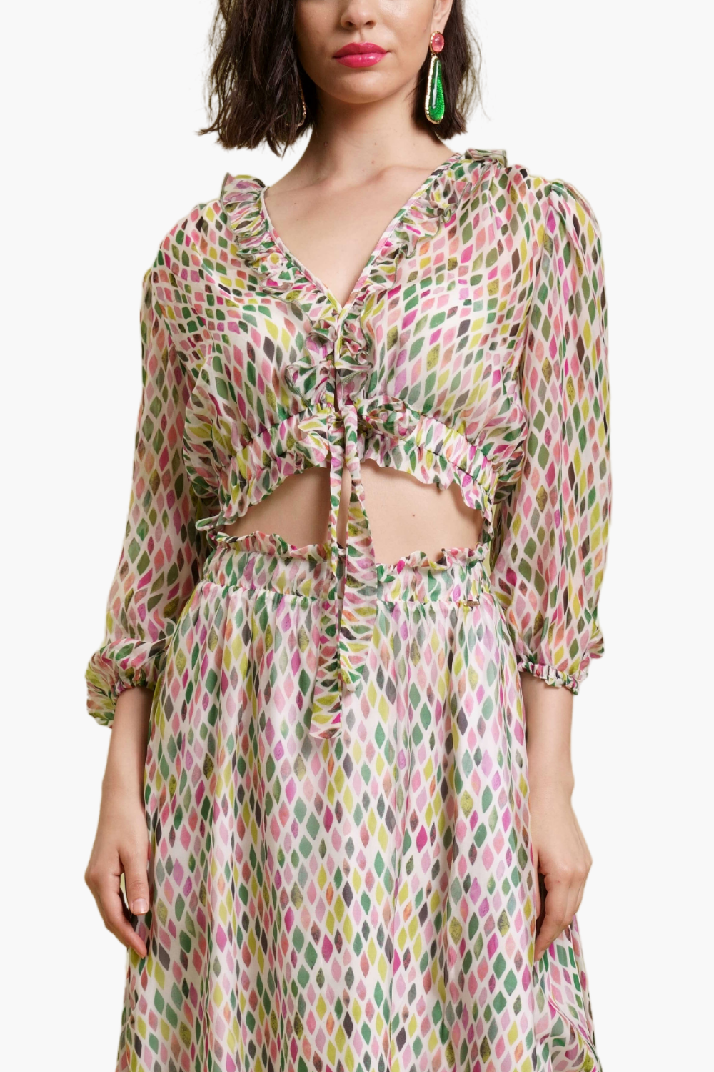 Nualy CAMICIA CORTA FANTASIA