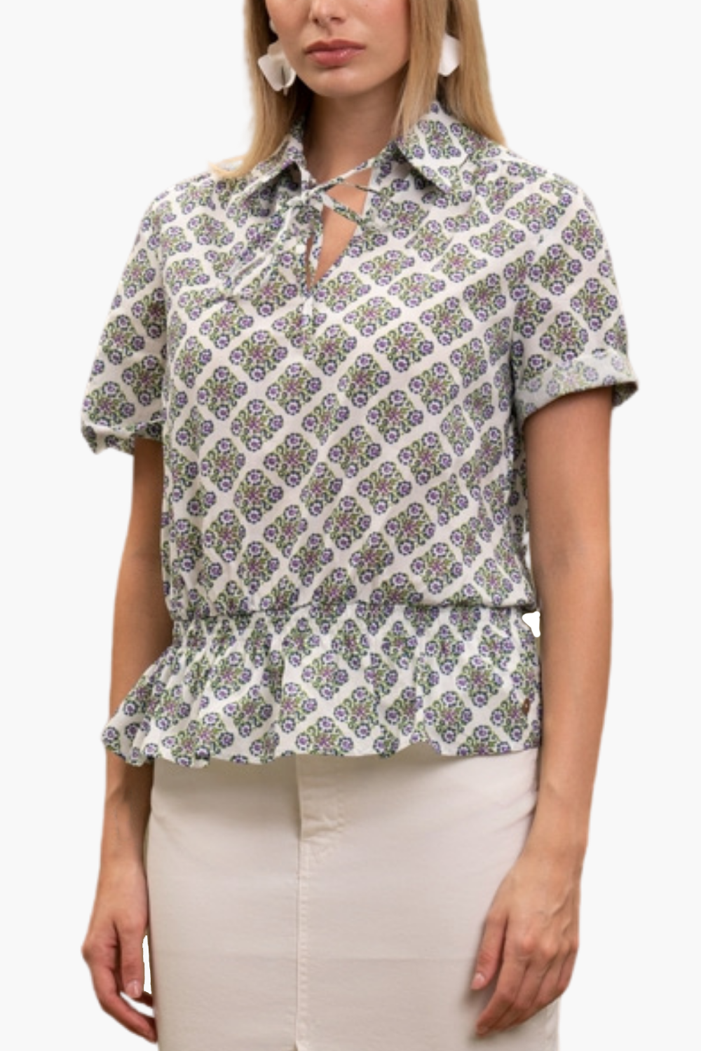 Nualy CAMICIA G/M FANTASIA