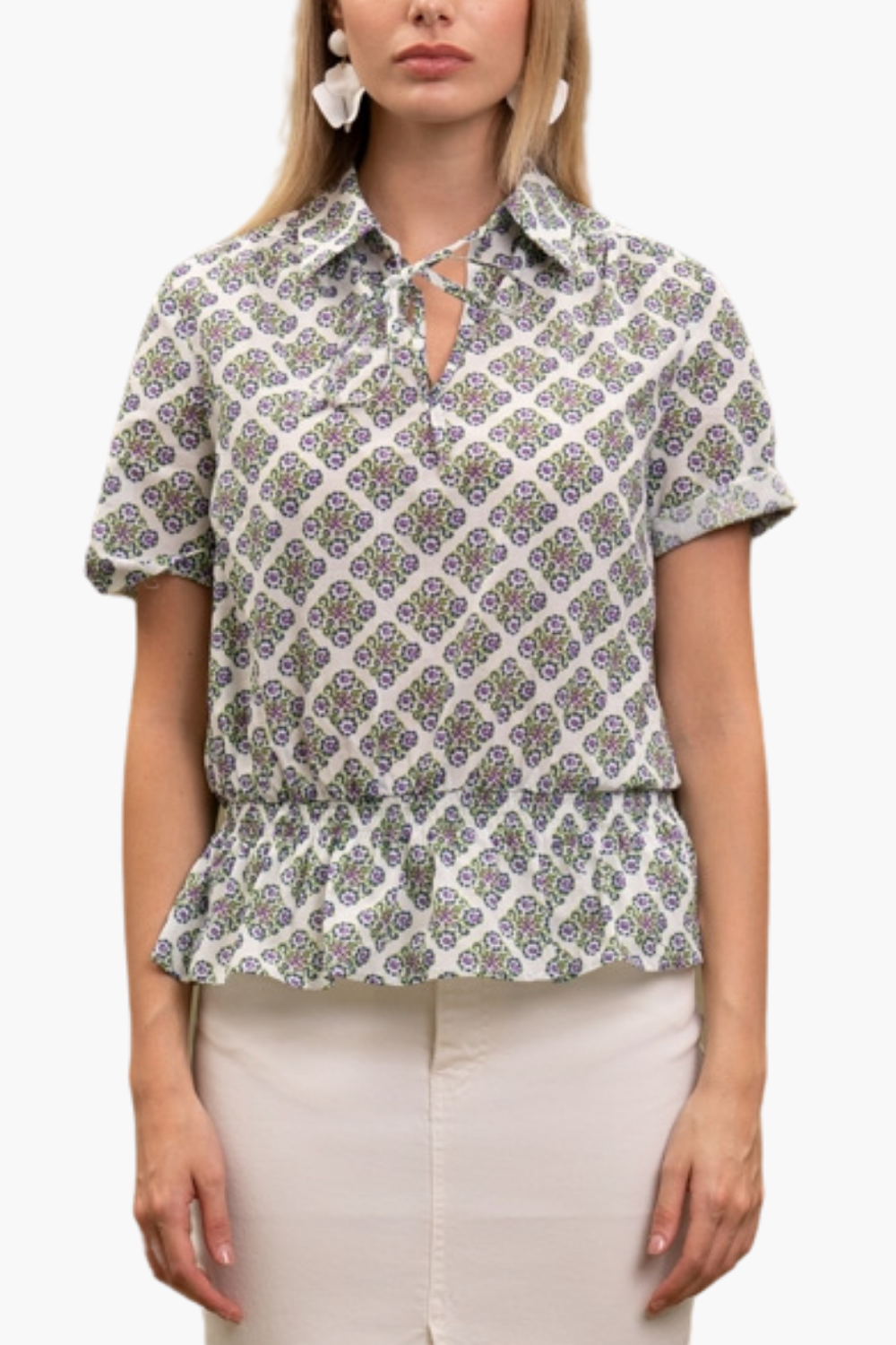 Nualy CAMICIA G/M FANTASIA