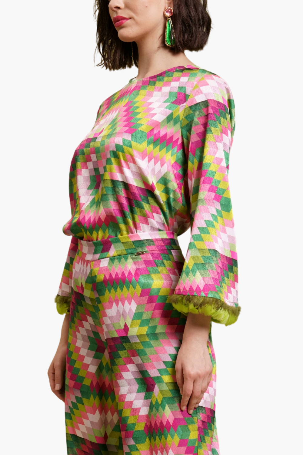 Nualy CAMICIA MANICA PIUME