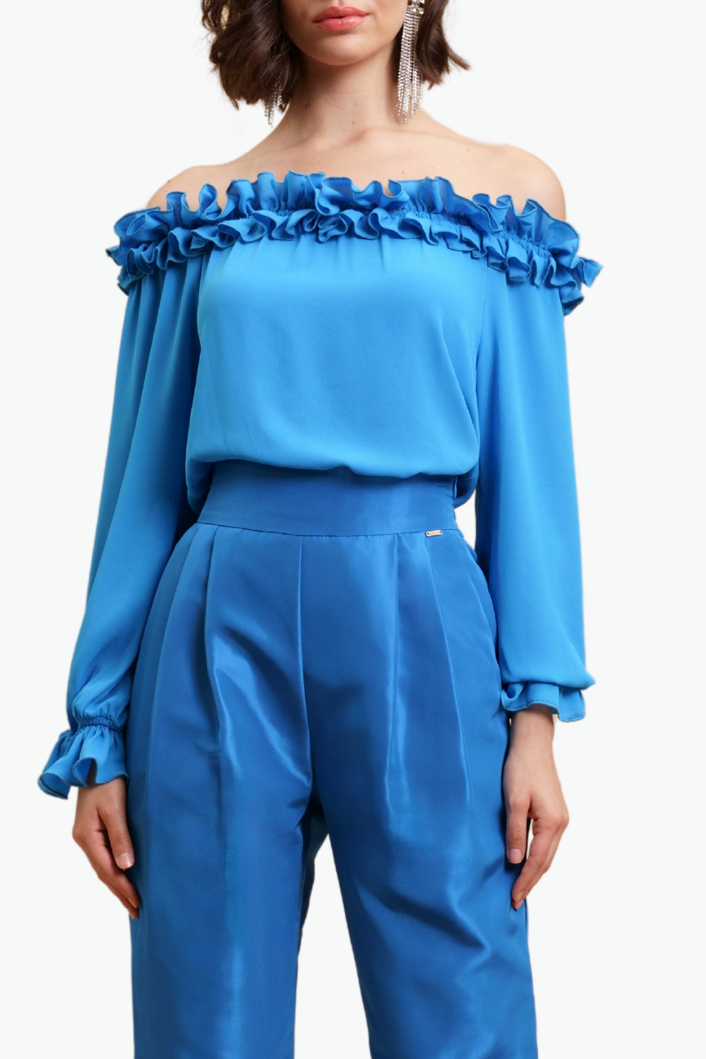 Nualy CAMICIA SCOLLO A BARCA