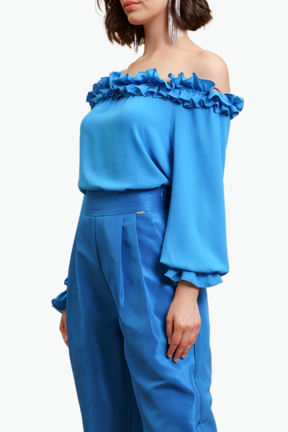 Nualy CAMICIA SCOLLO A BARCA