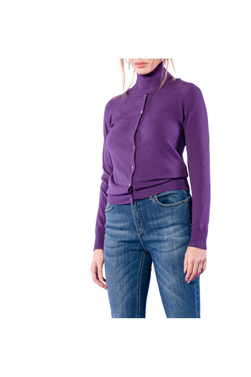 Nualy CARDIGAN GIROCOLLO