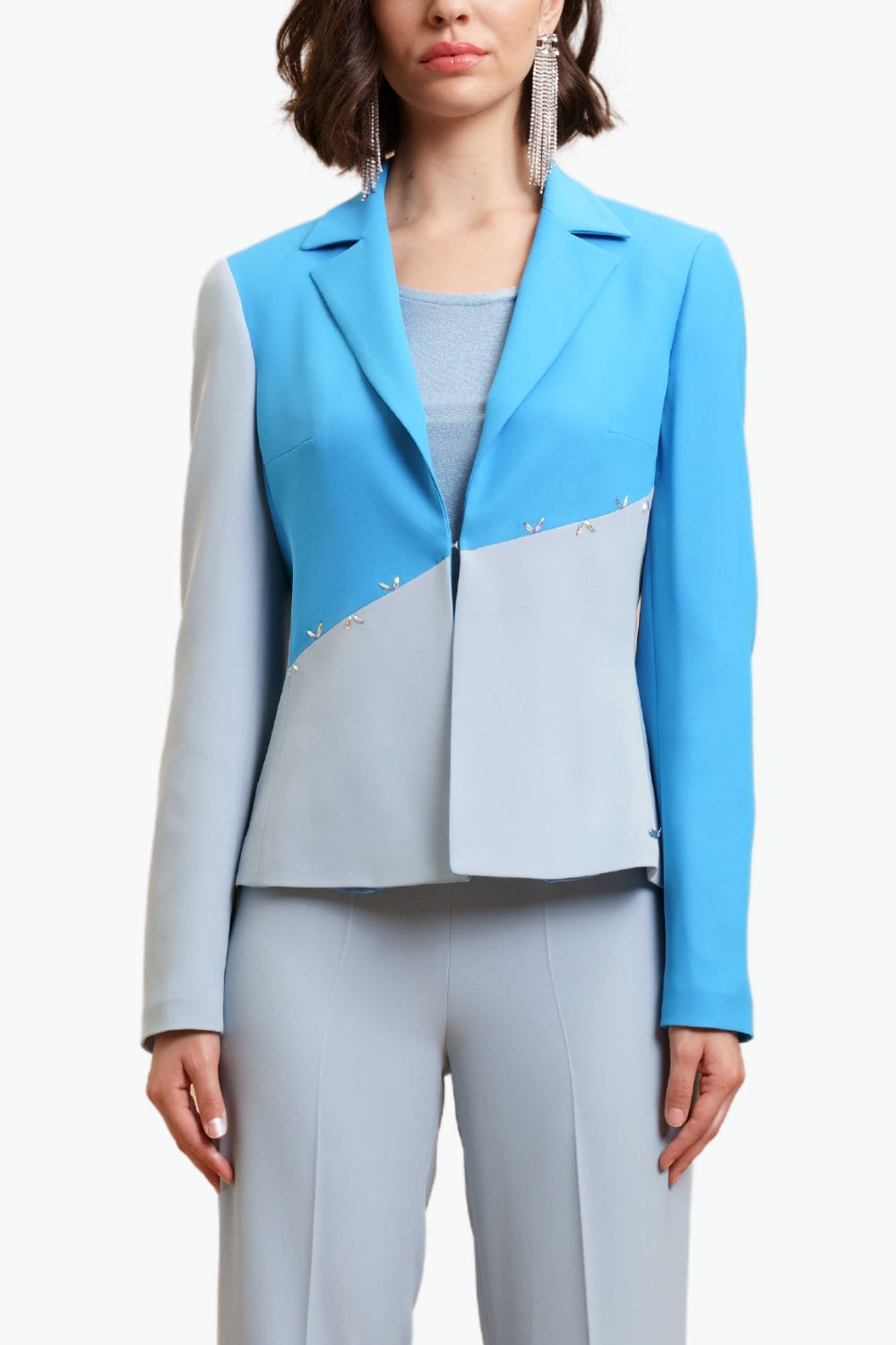 Nualy GIACCA BICOLORE