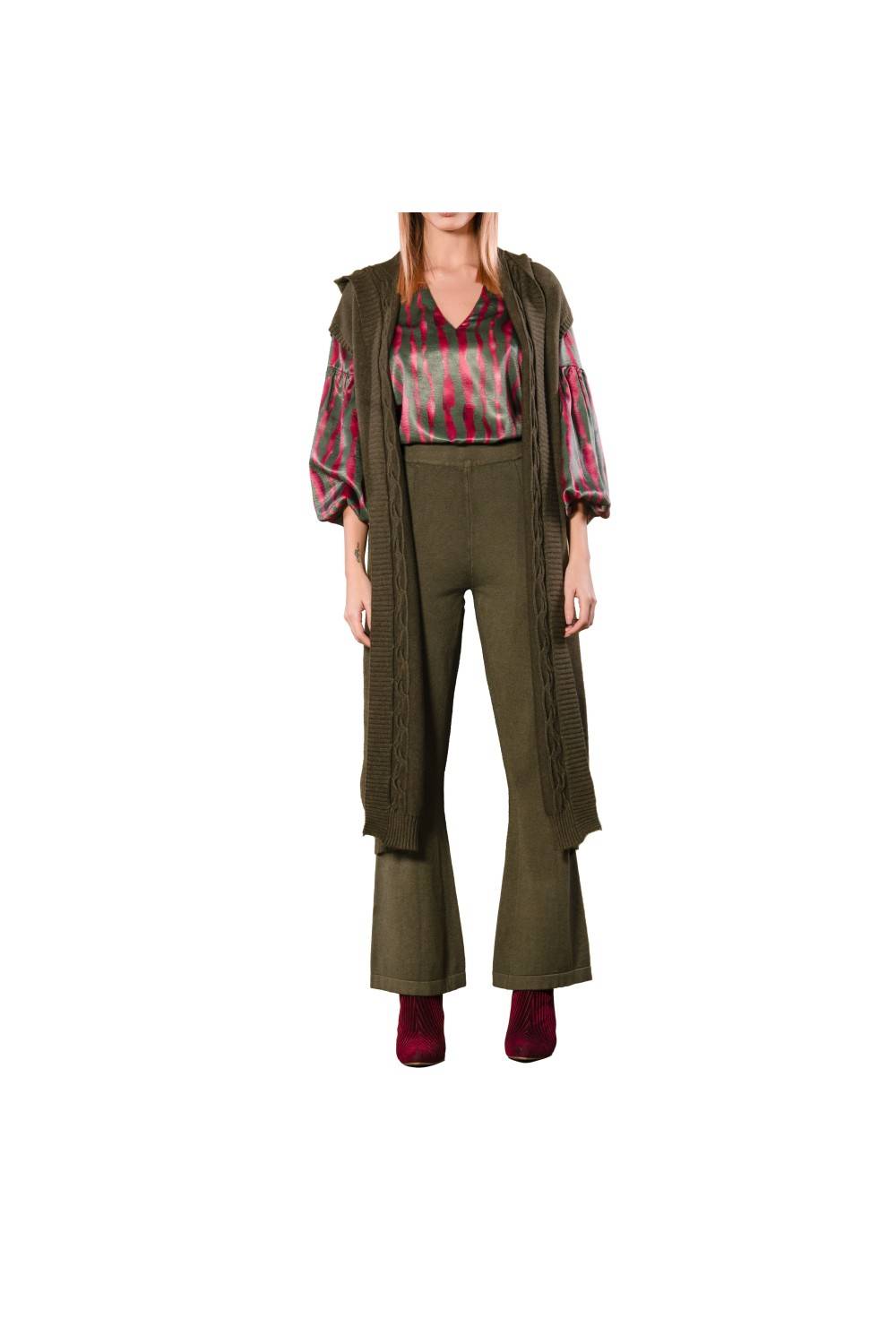 Nualy GILET CON CAPPUCCIO