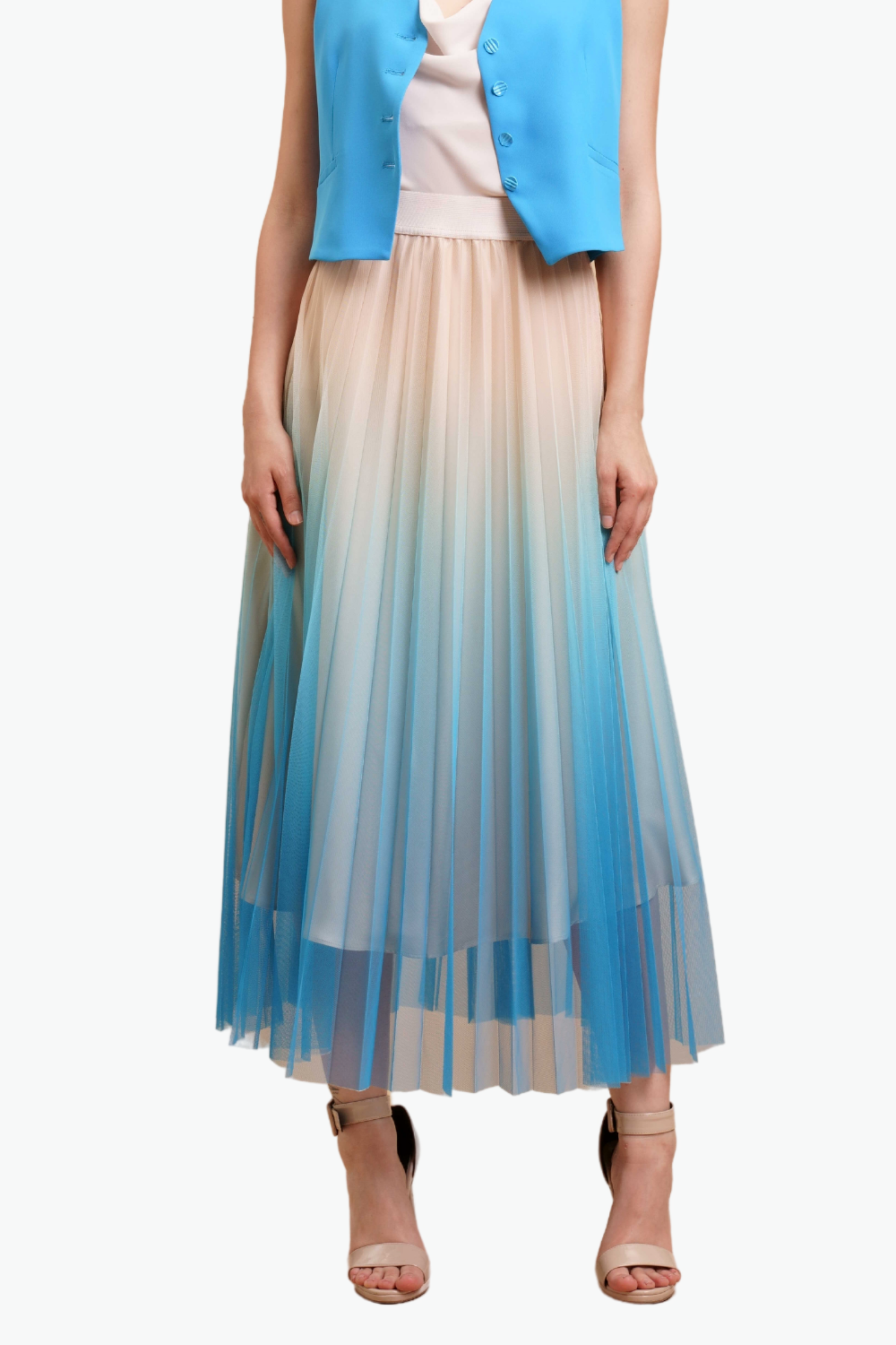 Nualy GONNA PLISSE' SFUMATA