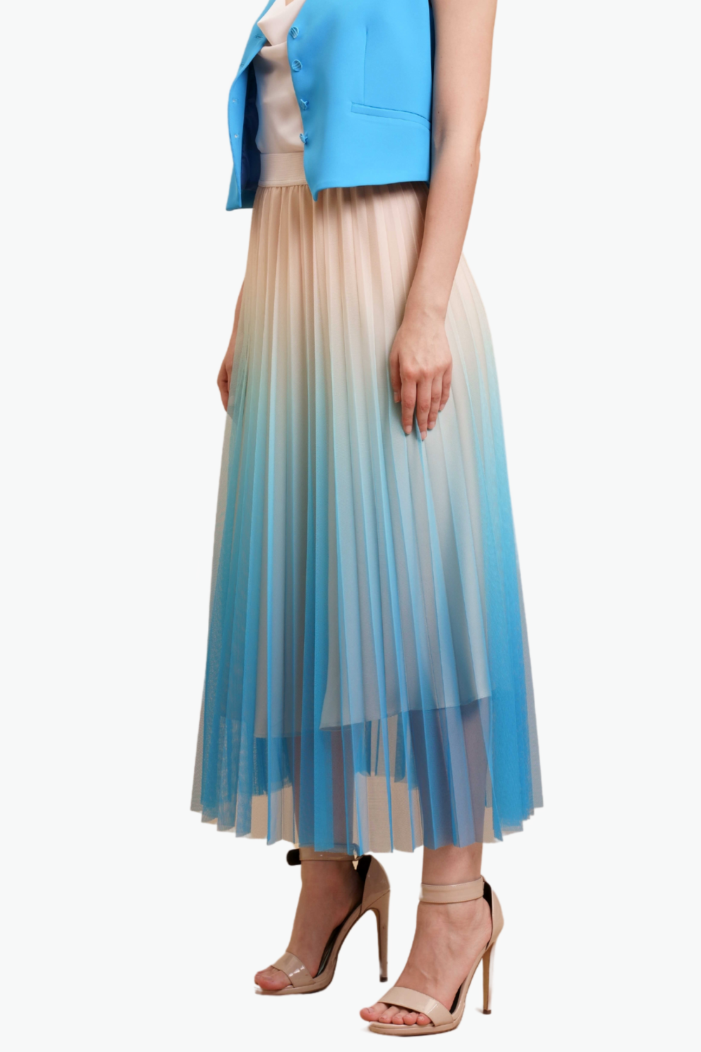 Nualy GONNA PLISSE' SFUMATA