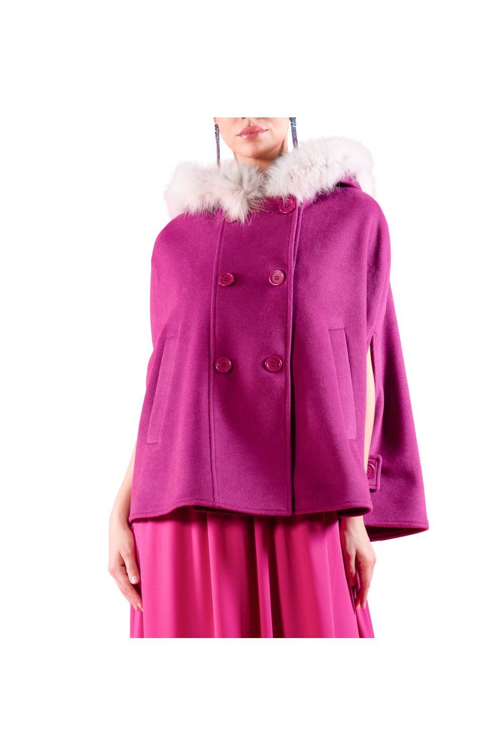 Nualy MANTELLA CON PELLICCIA