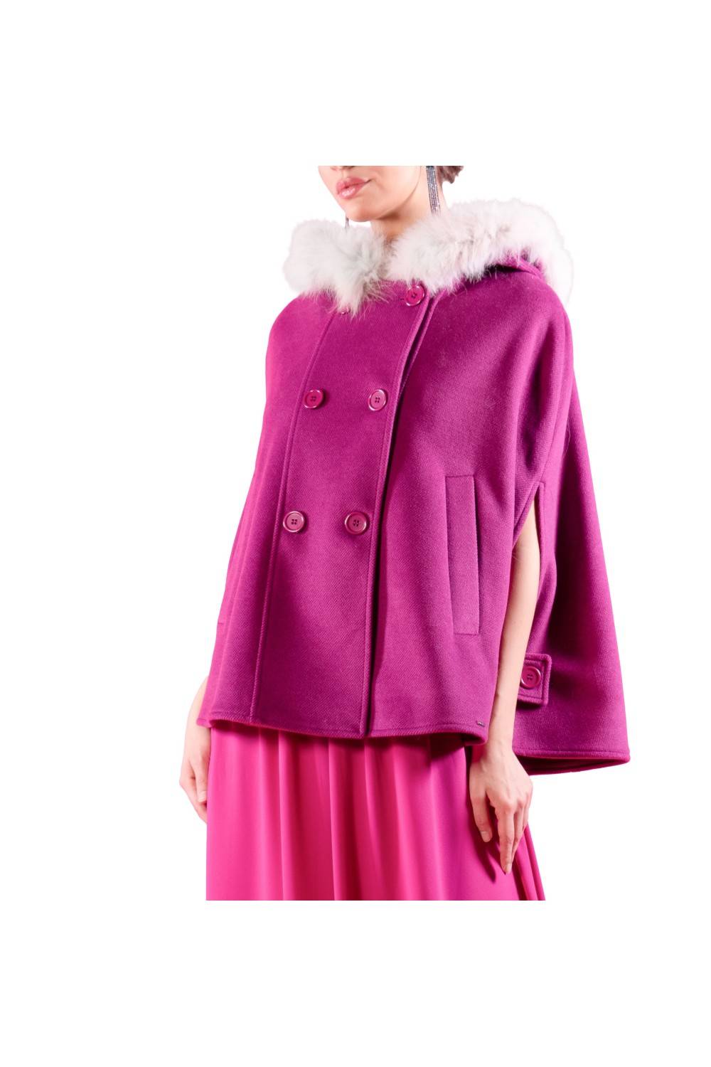 Nualy MANTELLA CON PELLICCIA