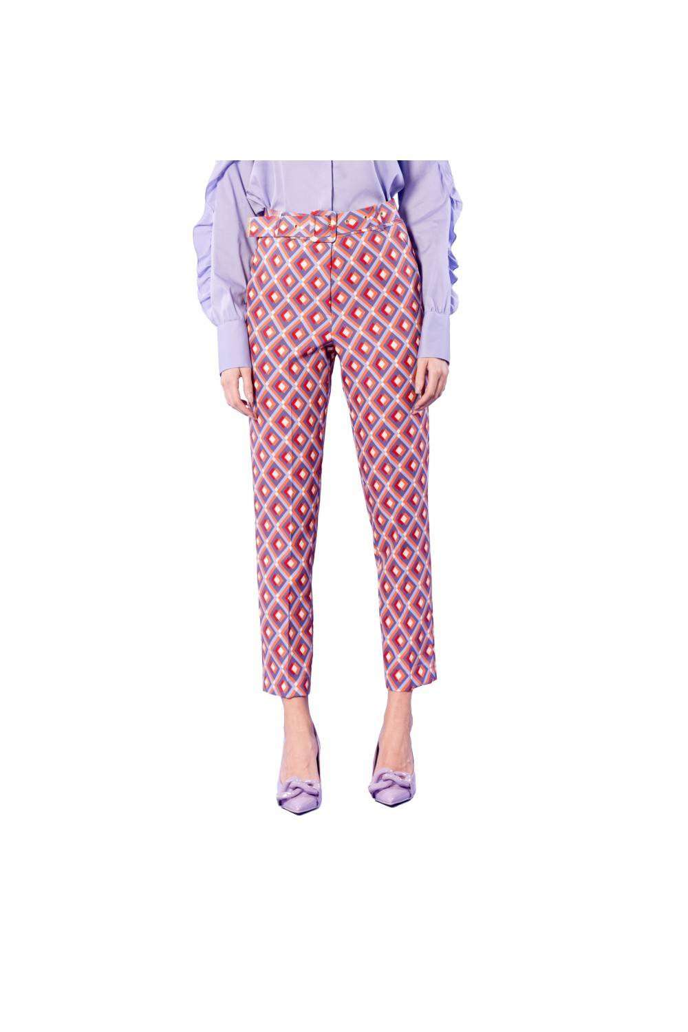 Nualy PANTALONE C/SPACCHETTI