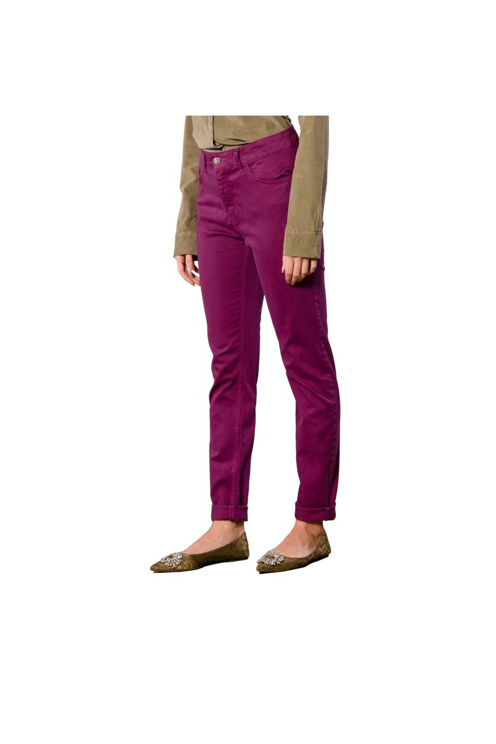 Nualy PANTALONE CINQUE TASCHE