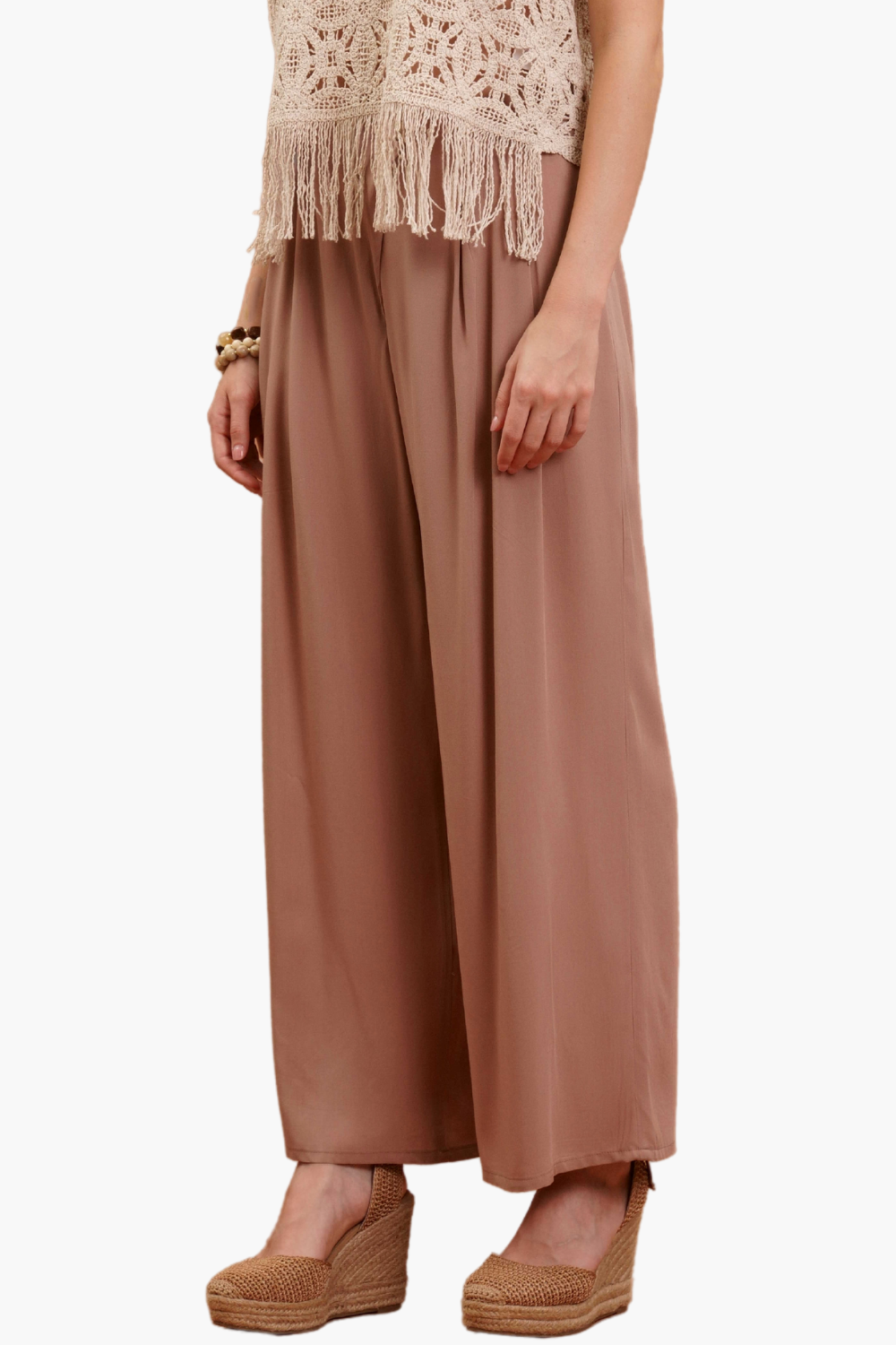 Nualy PANTALONE CON ABBOTTONATURA ASIMMETRICA