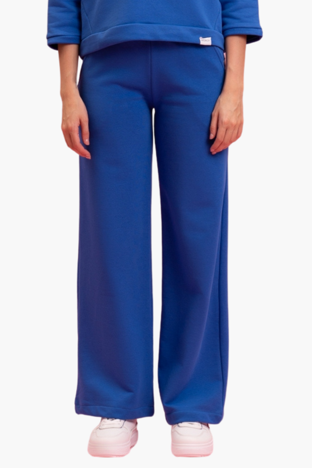 Nualy PANTALONE FELPA PALAZZO