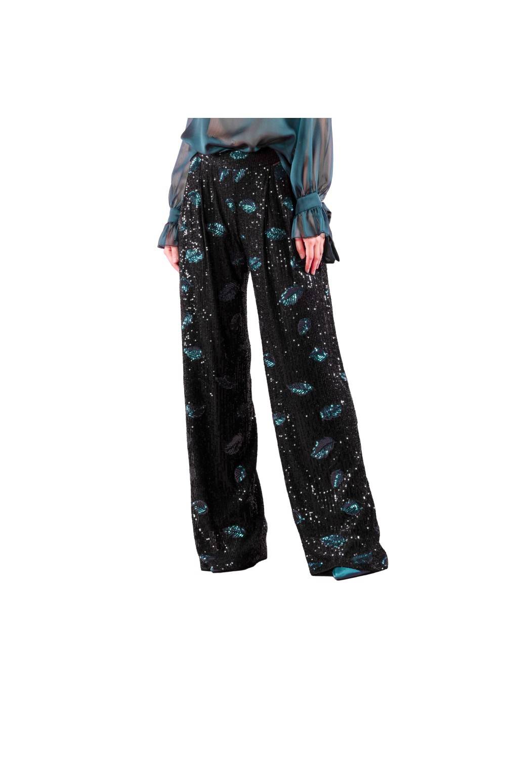 Nualy PANTALONE PAILLETTES