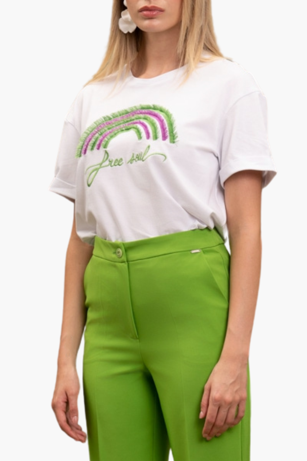 Nualy T-SHIRT ARCOBALENO