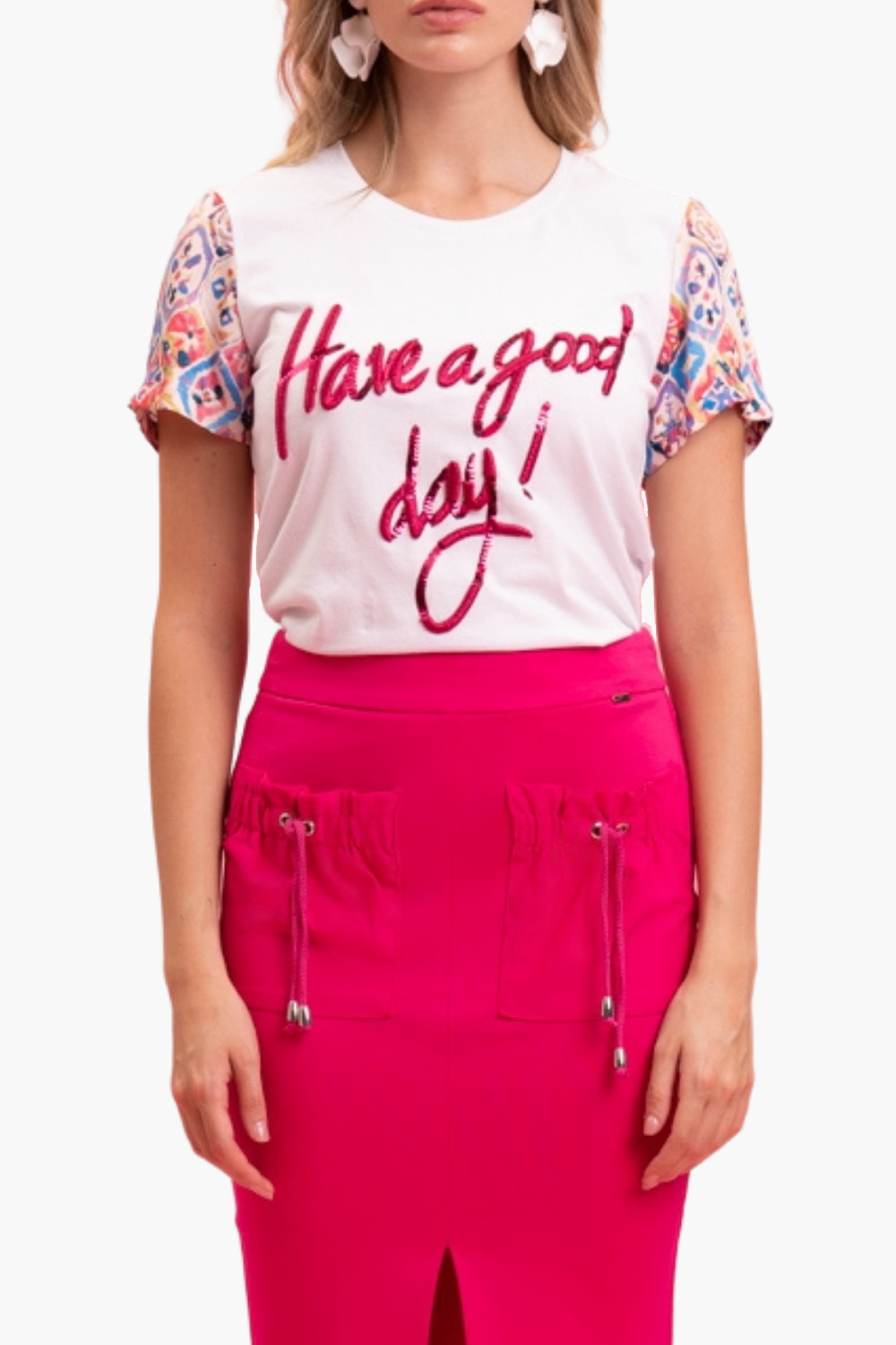 Nualy T-SHIRT CON STAMPA