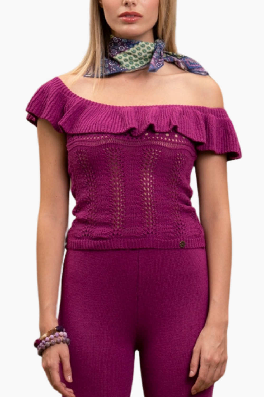 Nualy TOP CON VOLANT