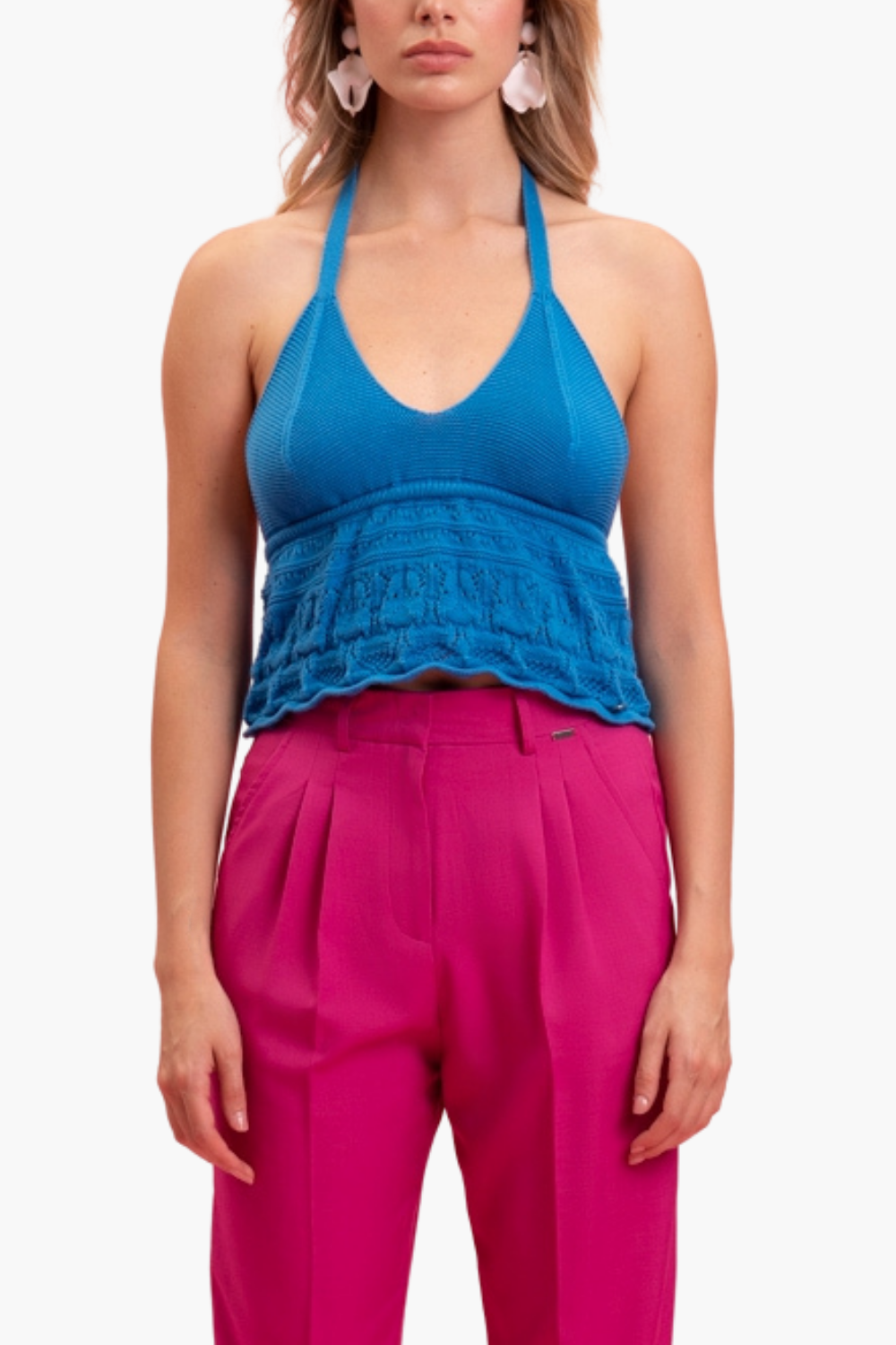 Nualy TOP SCOLLO AMERICANA