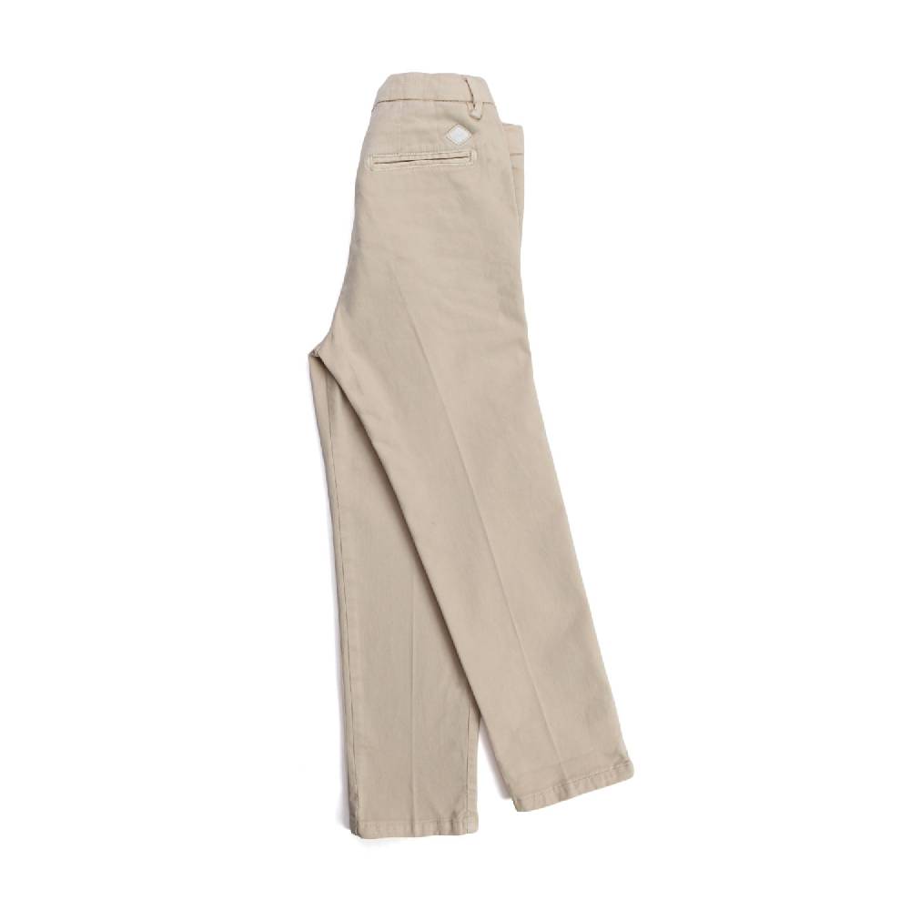 Nupkeet Bufalo Panna – Pantalone In Gabardine Bambino E Ragazzo