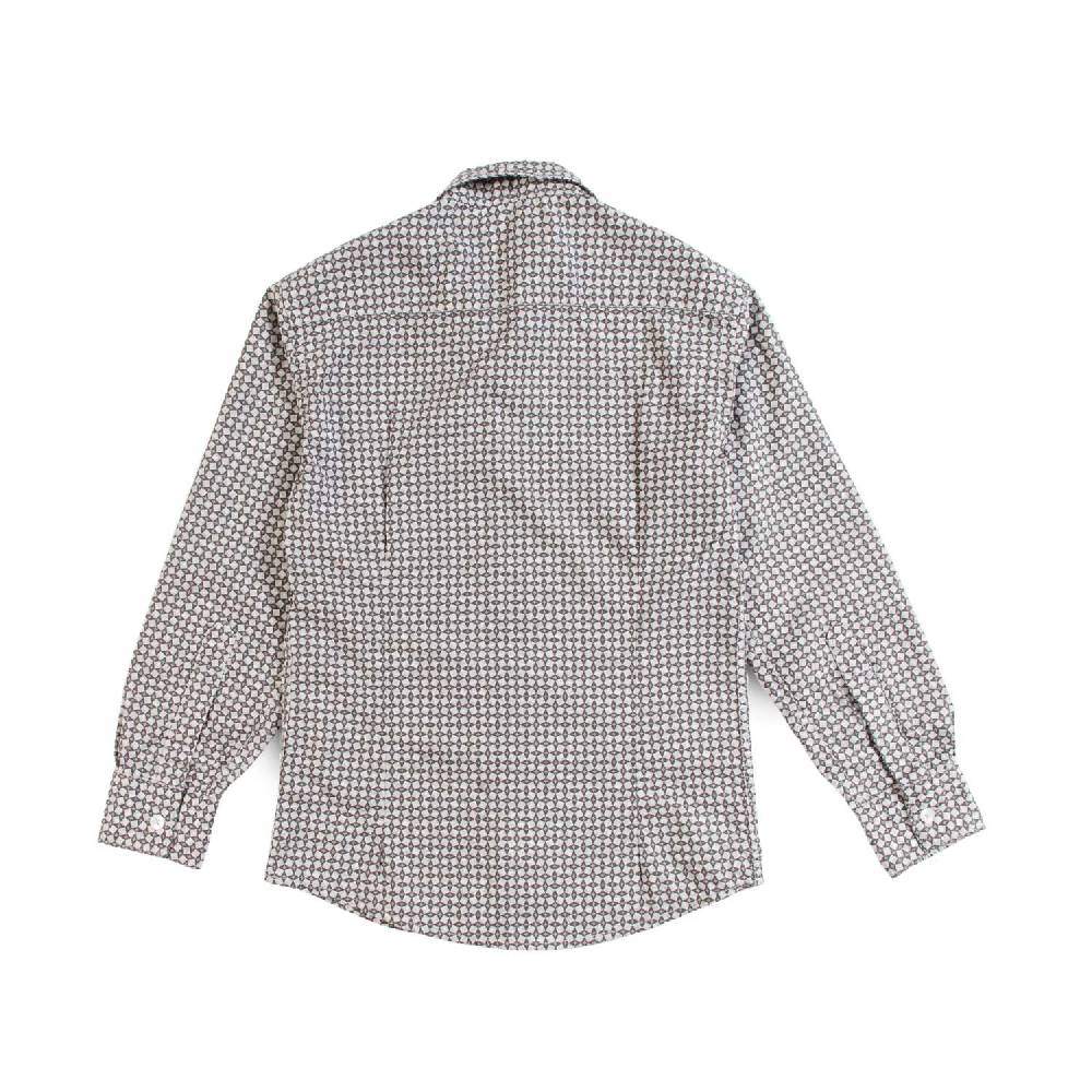Nupkeet Camicia In Popeline Stampa Geometrica – Piave