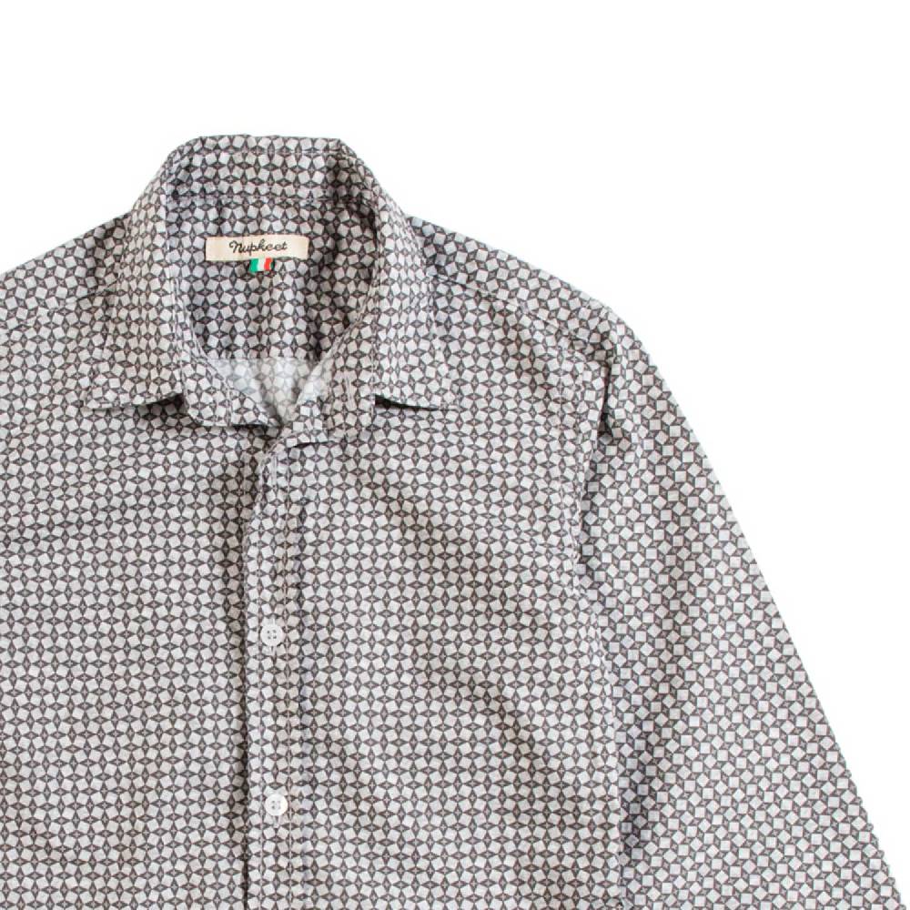 Nupkeet Camicia In Popeline Stampa Geometrica – Piave
